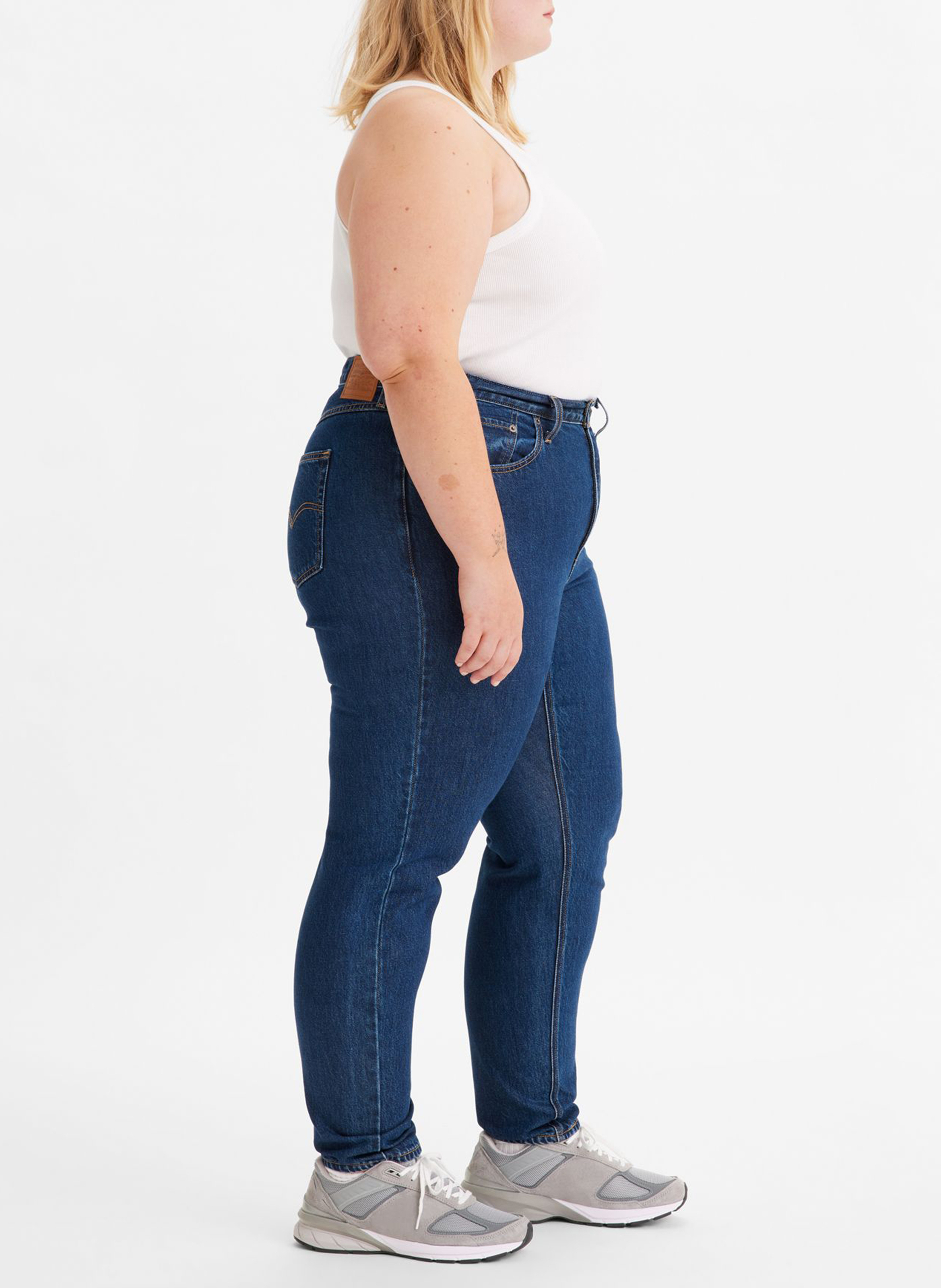 Mom Jeans aus Baumwolle LEVI'S Jeans ohne Waschung