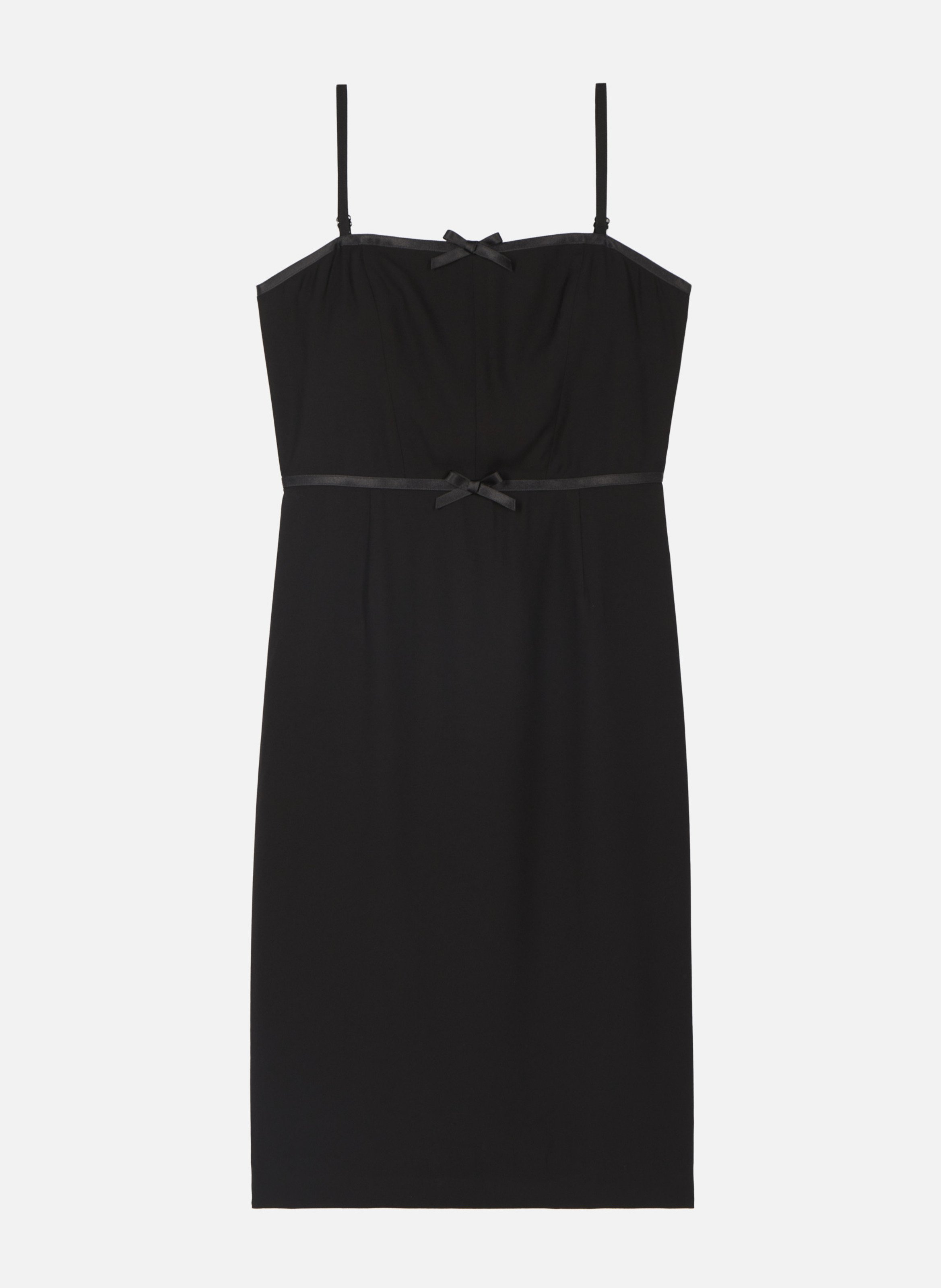 Robe courte avec détails de nœuds THE KOOPLES Noir