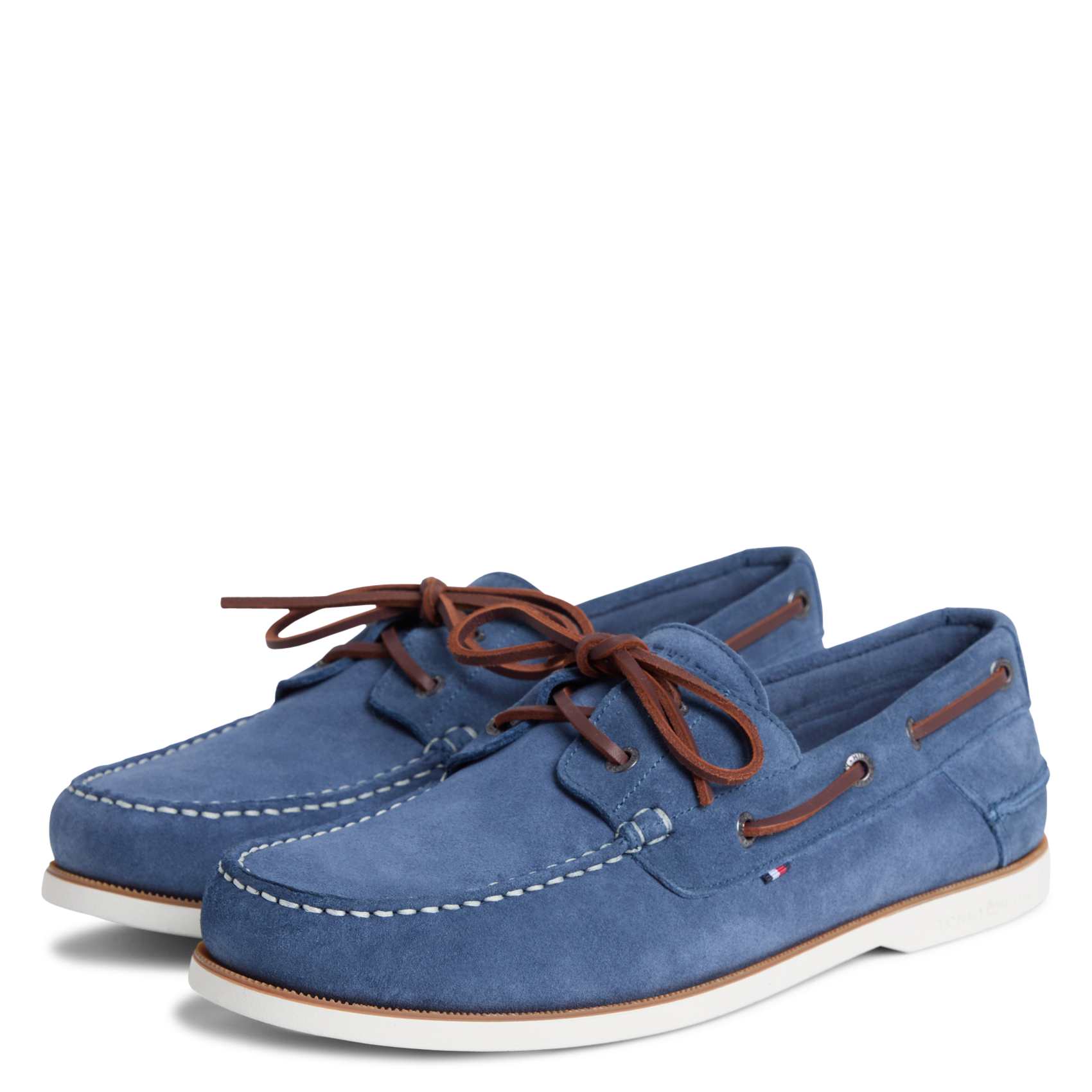 Chaussures de ville en daim  TOMMY HILFIGER Bleu