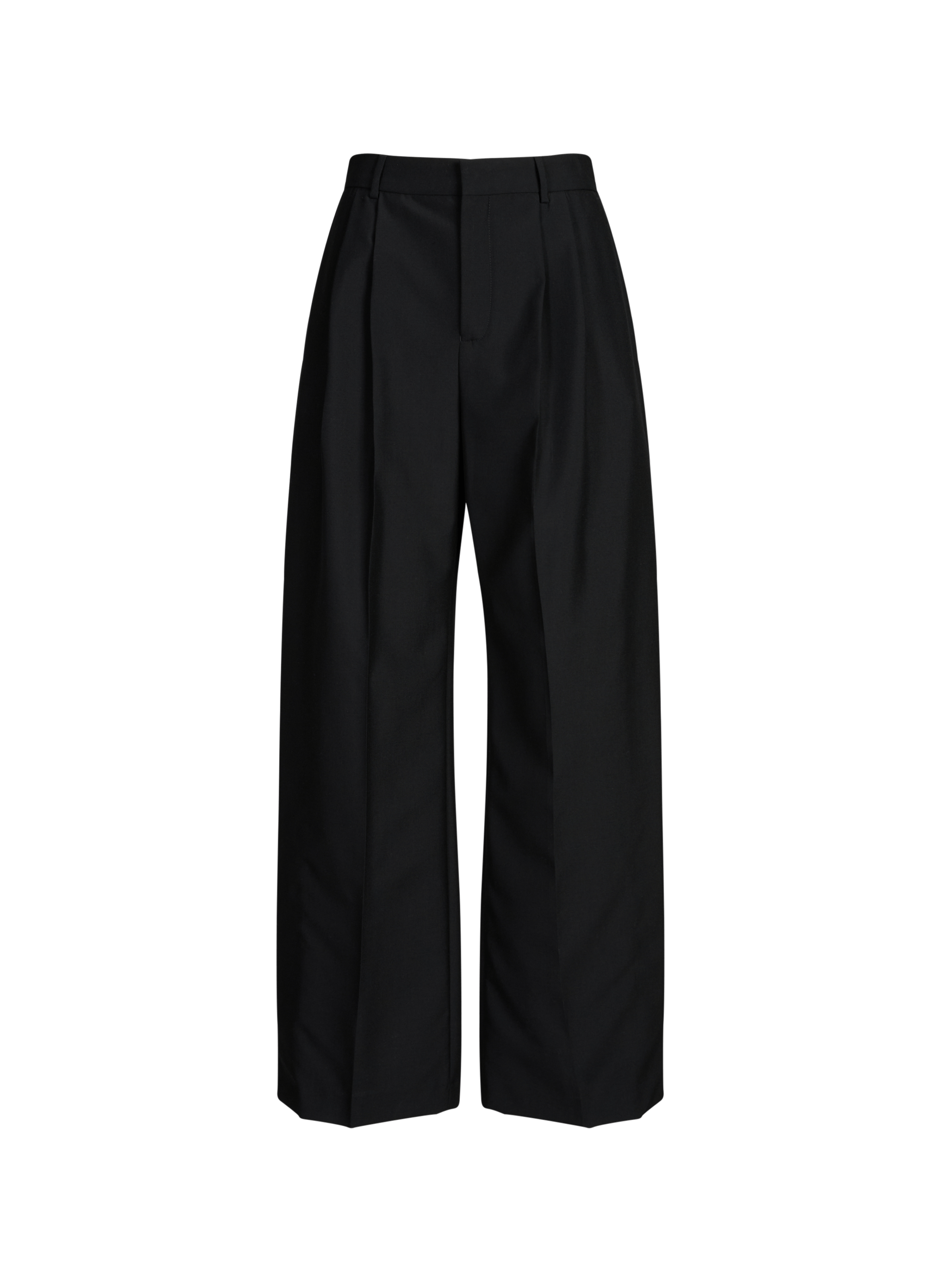 Wide pleated trousers  SAISON 1865 Black