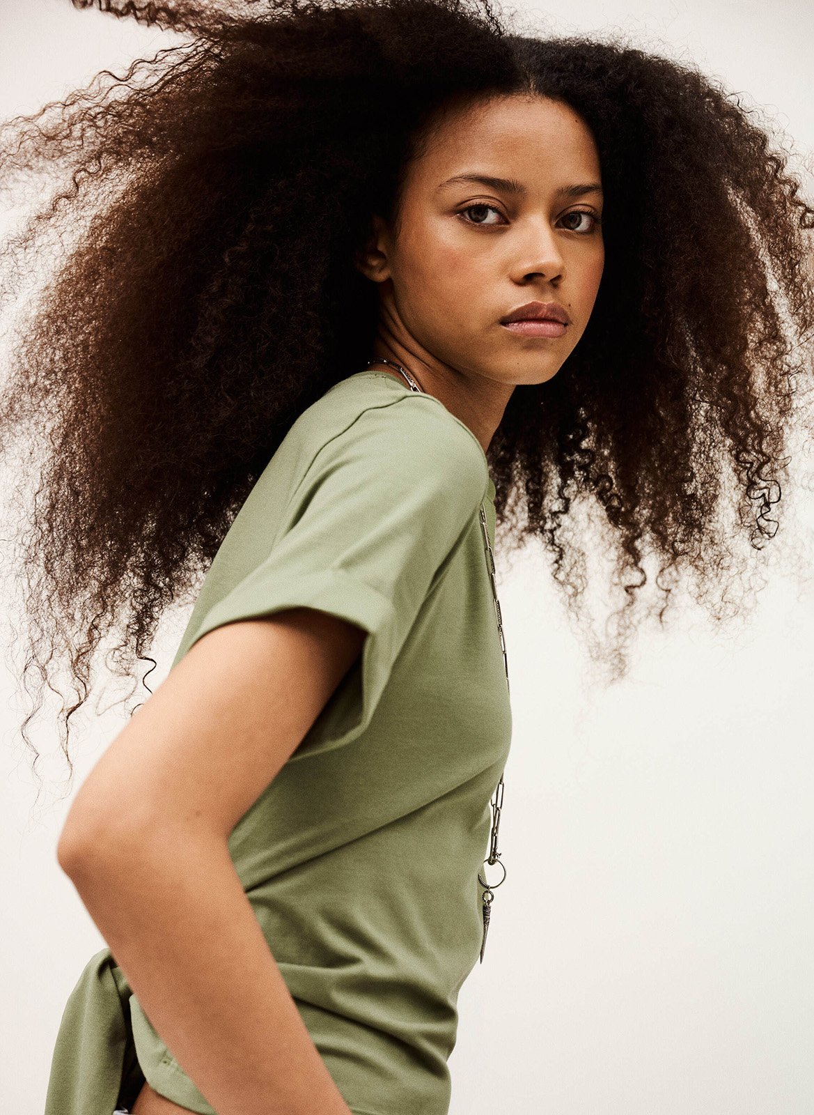 Effen T-shirt BA&SH Kaki