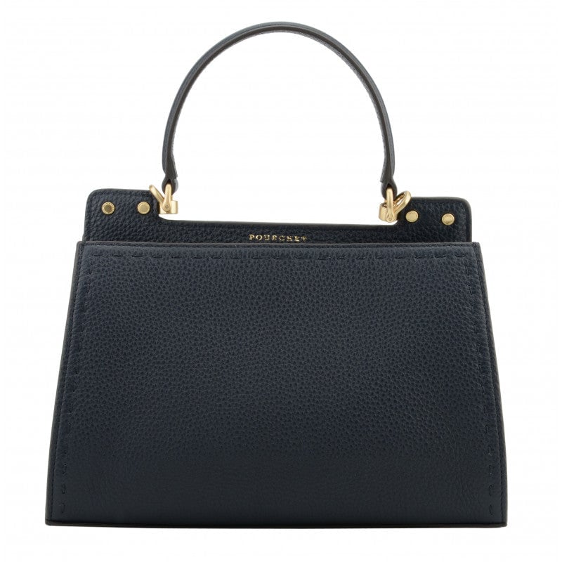 Handbag in calfskin Blue