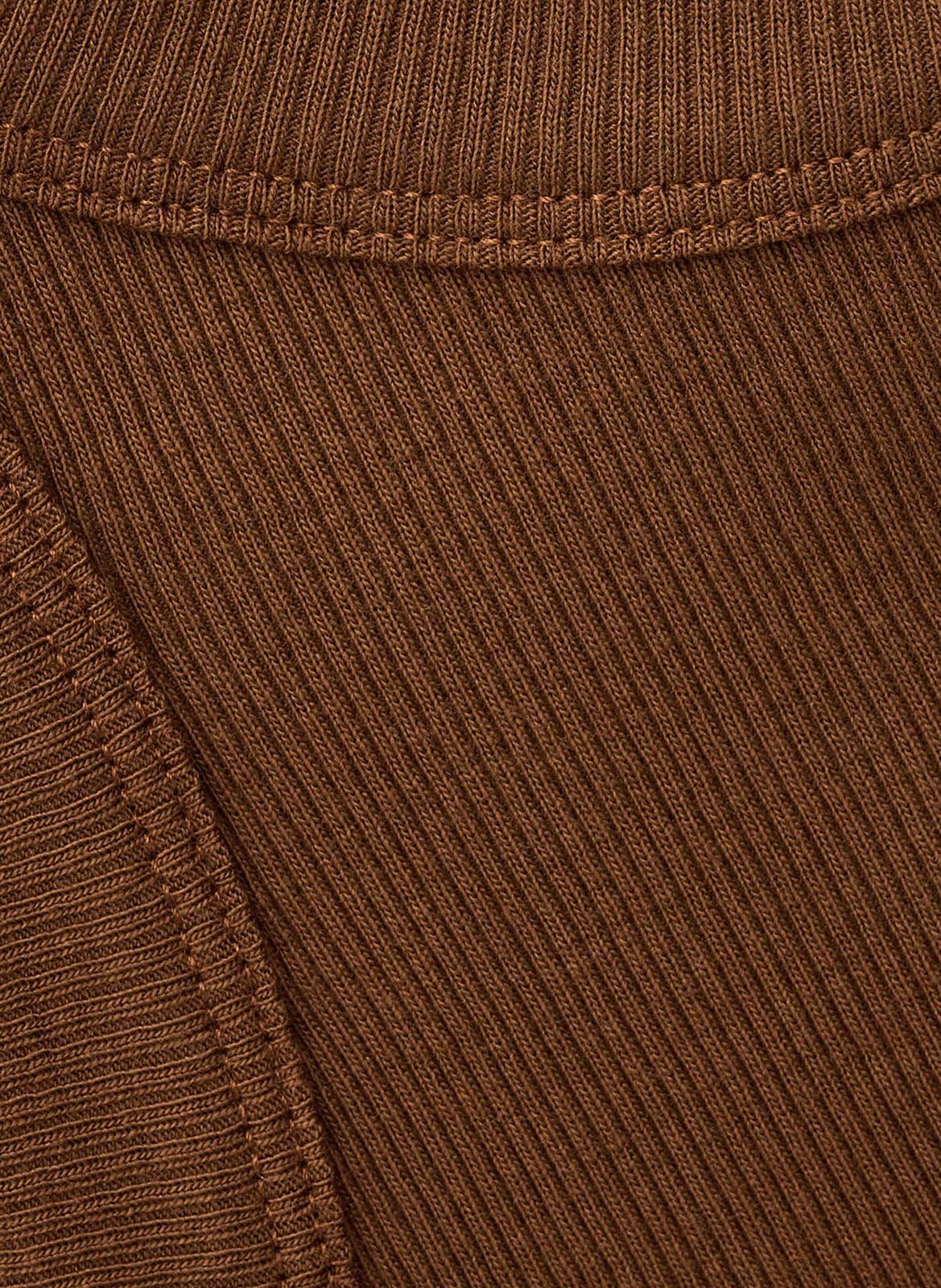 Katoenen top met ronde hals BA&SH Bruin