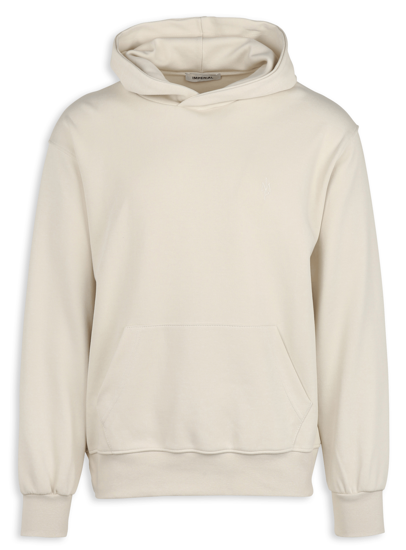 Sweat à capuche en coton IMPERIAL Beige