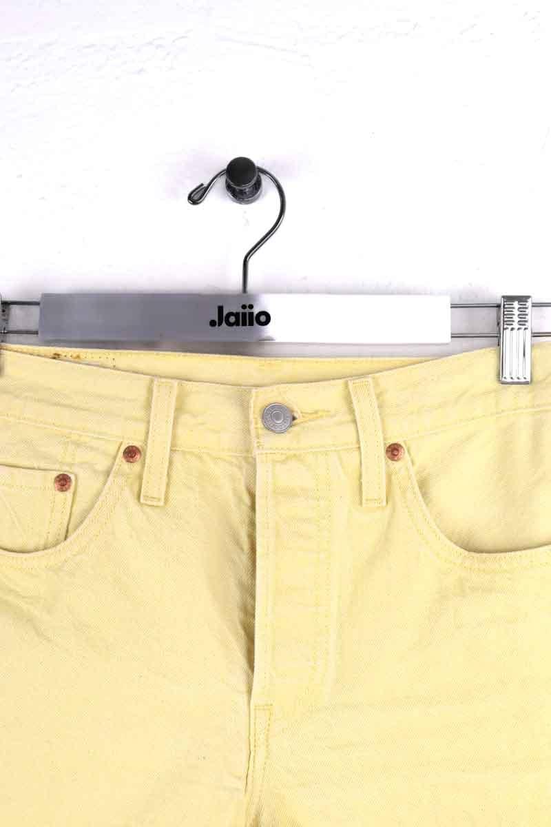 Mini shorts LEVI'S - Seconde main Yellow