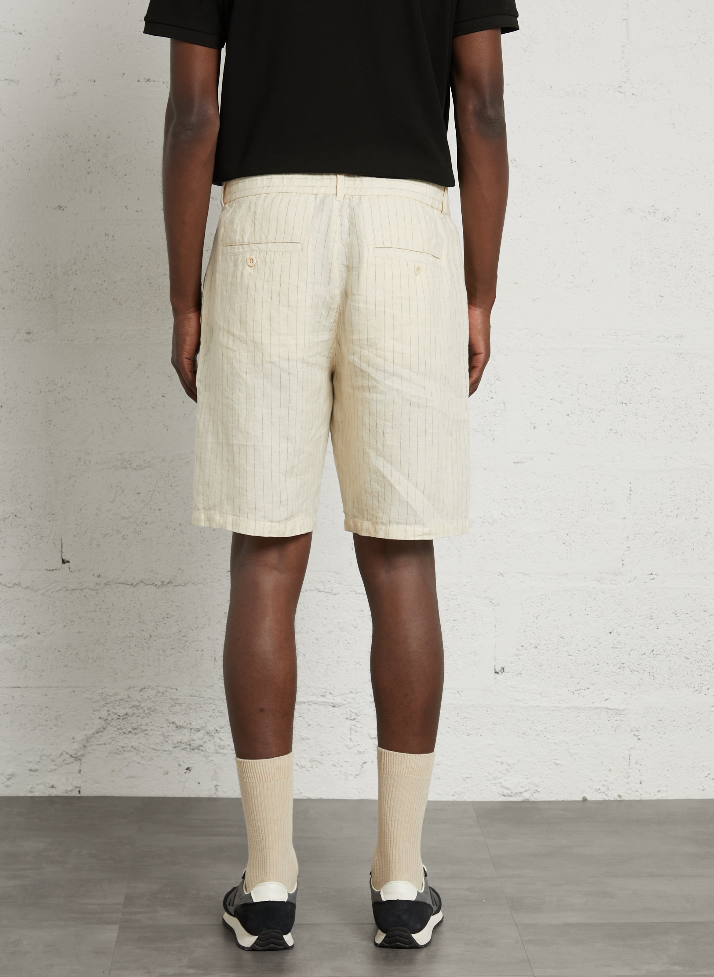 Short en lin GANT Beige