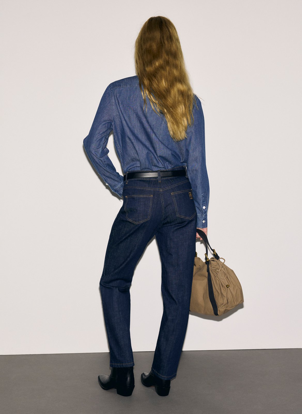 Jean droit brut taille haute GERARD DAREL Bleu
