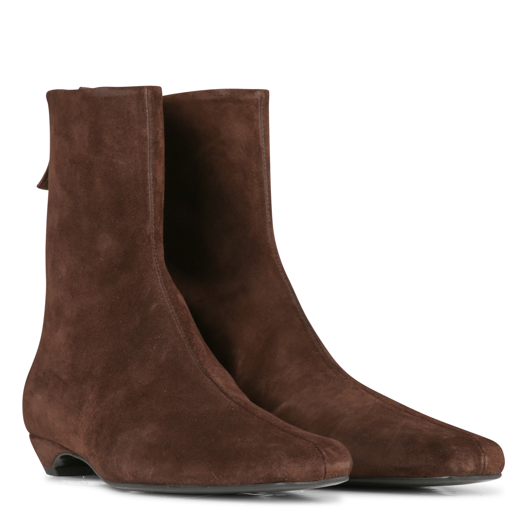 Leather boots AUGUSTA Brown