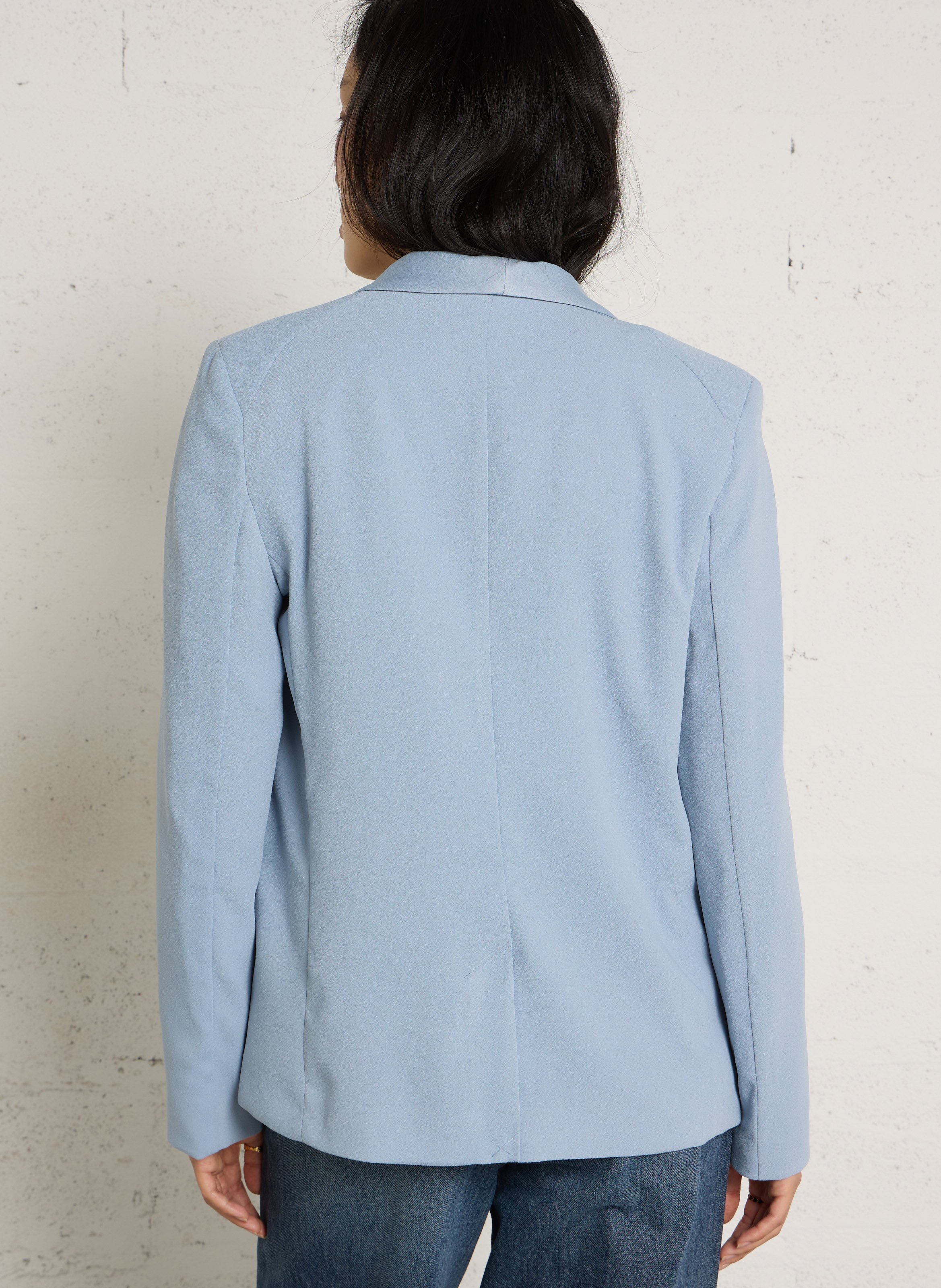 Weite Jacke mit Rüschenkragen IKKS Blau