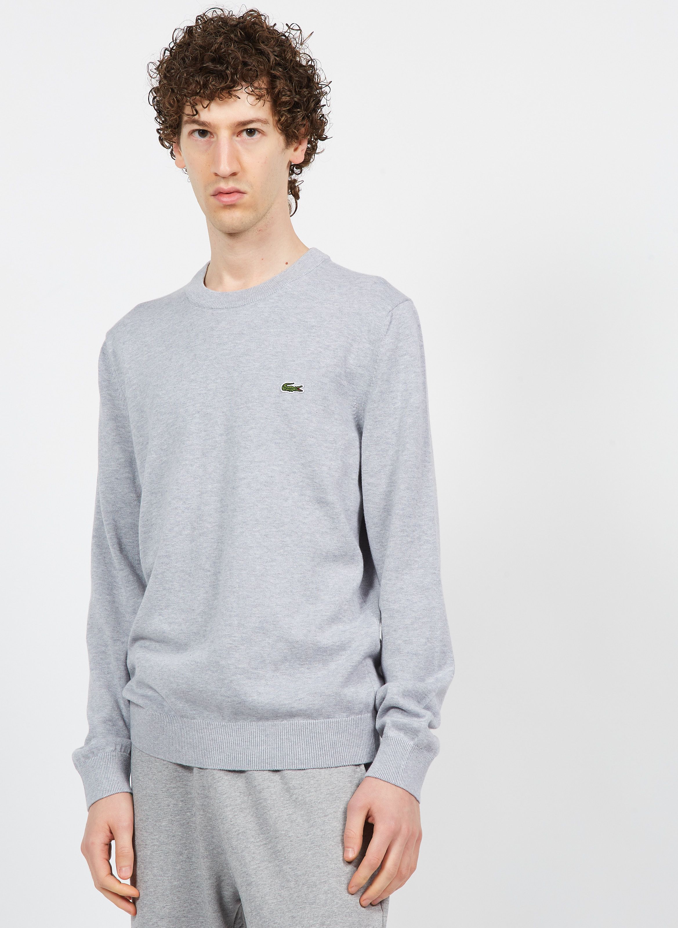 Pull lacoste 2025 homme gris