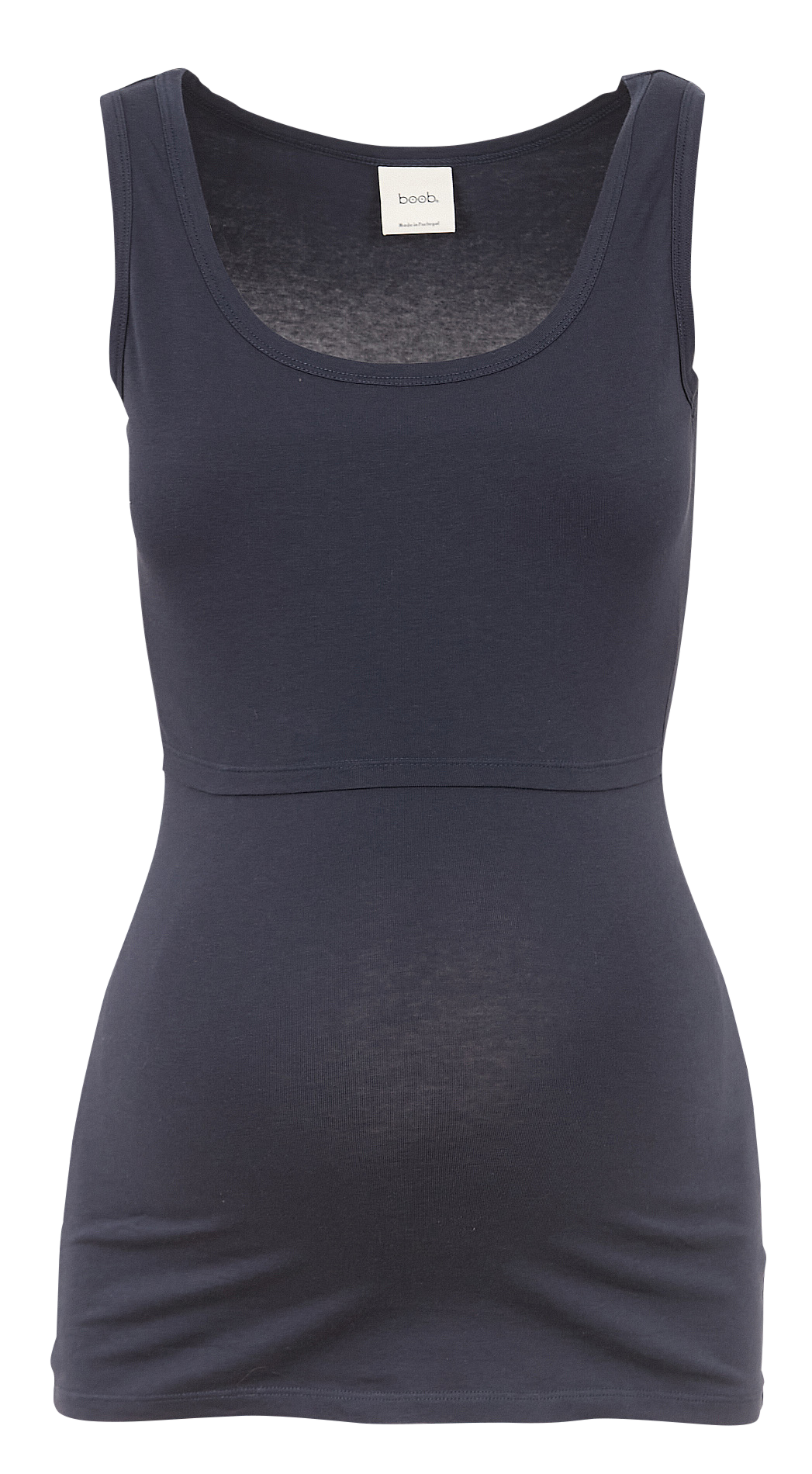 Organic cotton maternity and nursing tank top BOOB Blue