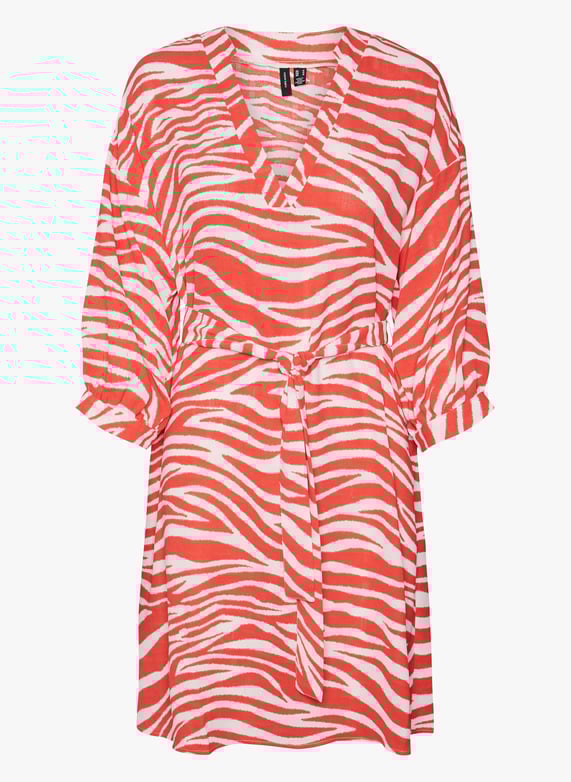 Robe courte à imprimé zébré Seba Bittersweet Vero moda curve