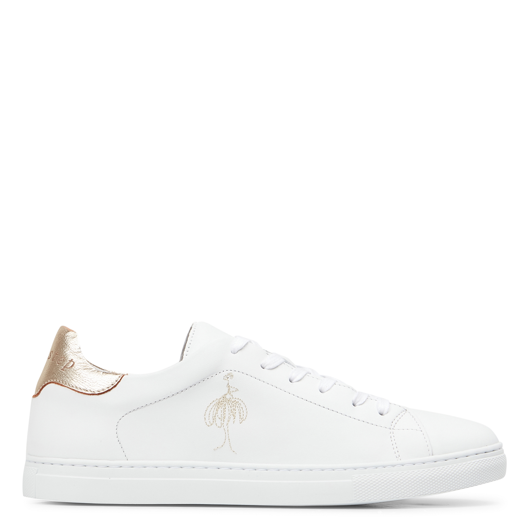 Baskets basses en cuir  ONE STEP Blanc