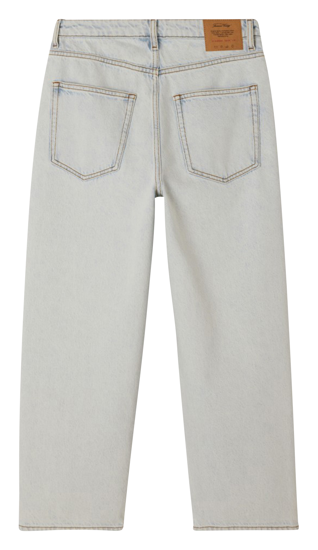 Mom-Jeans aus verwaschenem Denim AMERICAN VINTAGE Blau