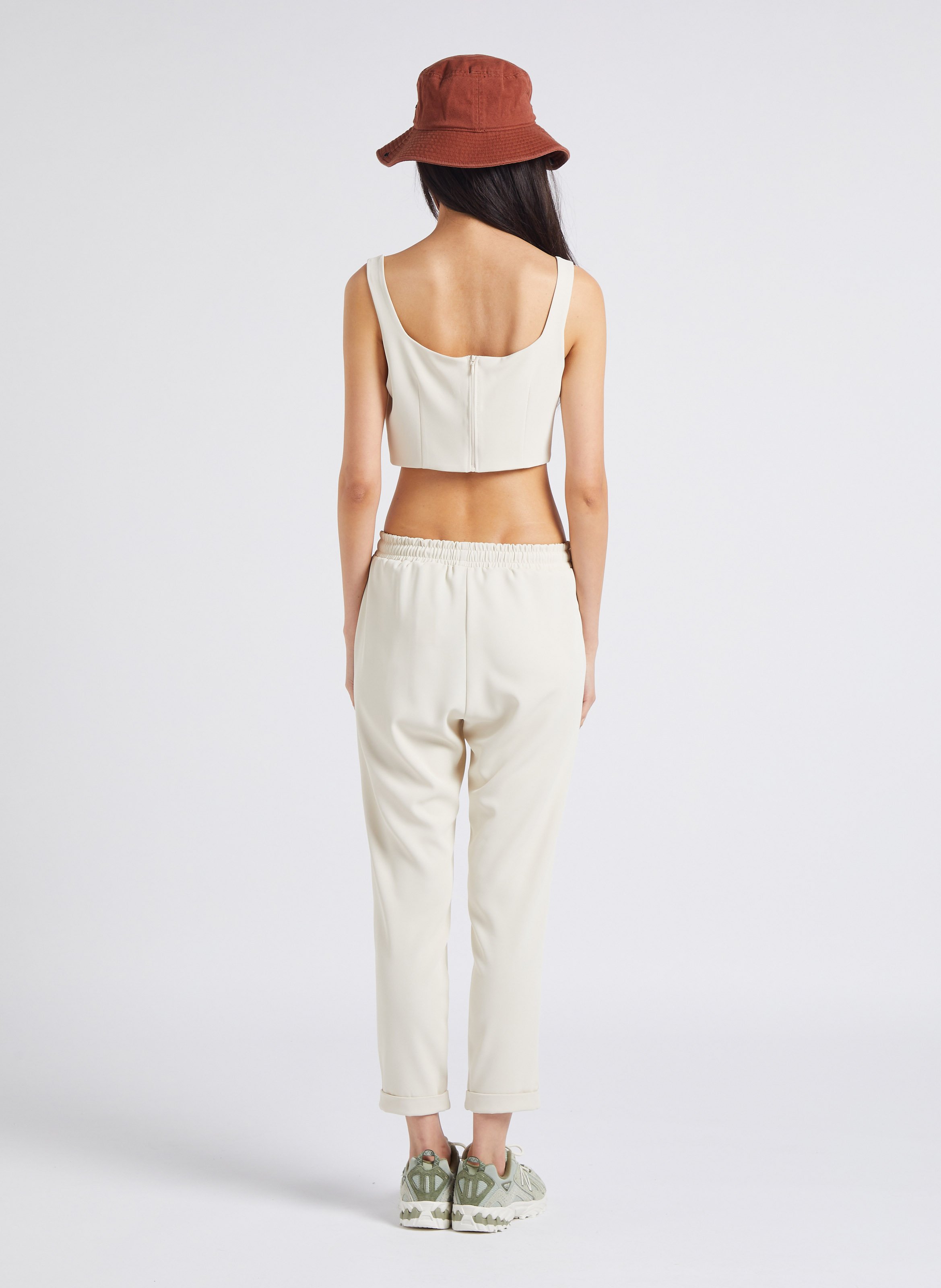 Pantalon carotte  IMPERIAL Blanc