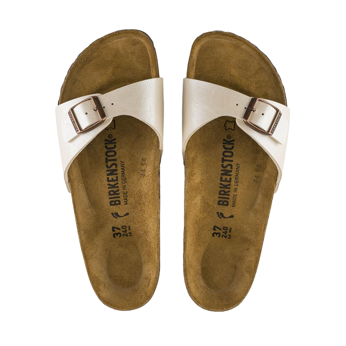 Faux leather sandals BIRKENSTOCK Beige
