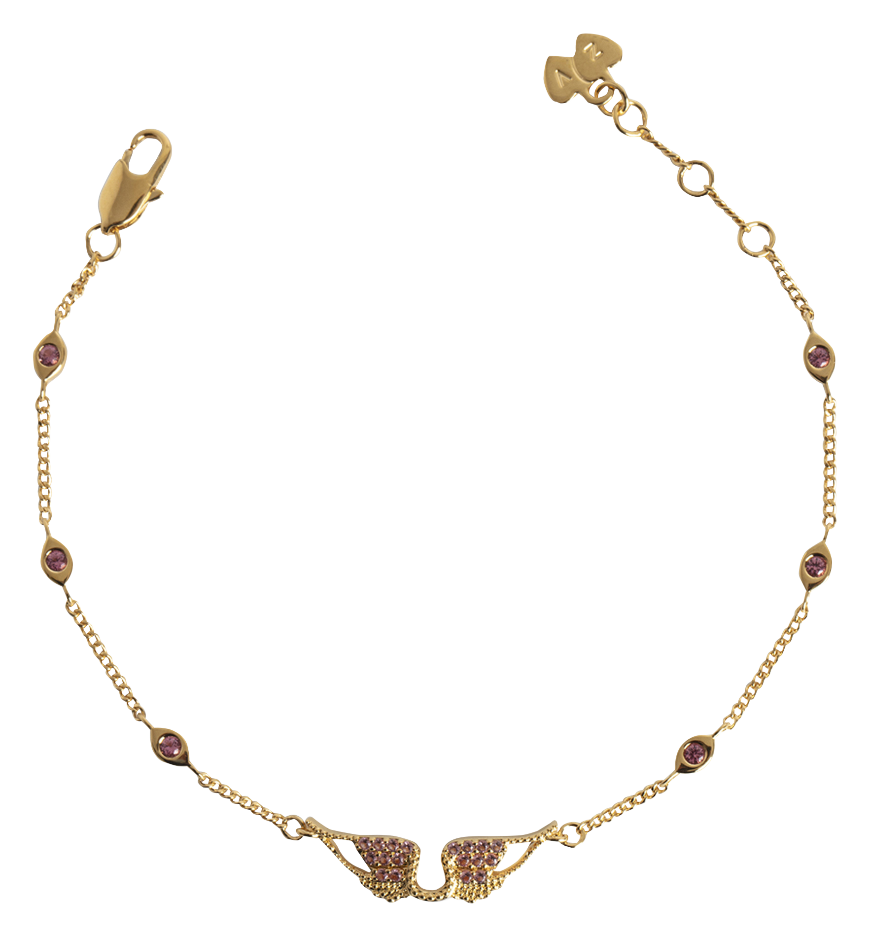 Disco gold-plated brass bracelet ZADIG&VOLTAIRE