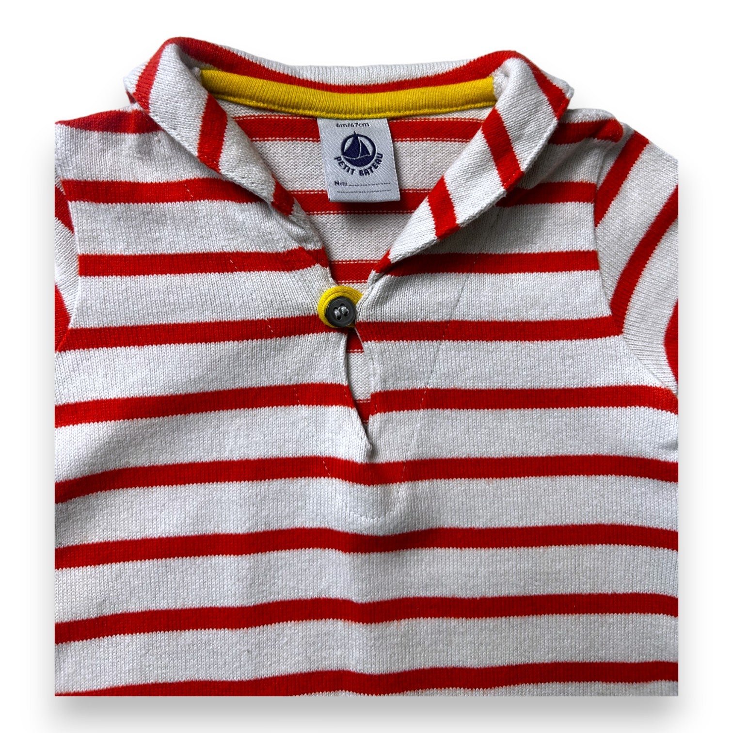 White baby jumpsuit - 6 months PETIT BATEAU - Seconde Main White