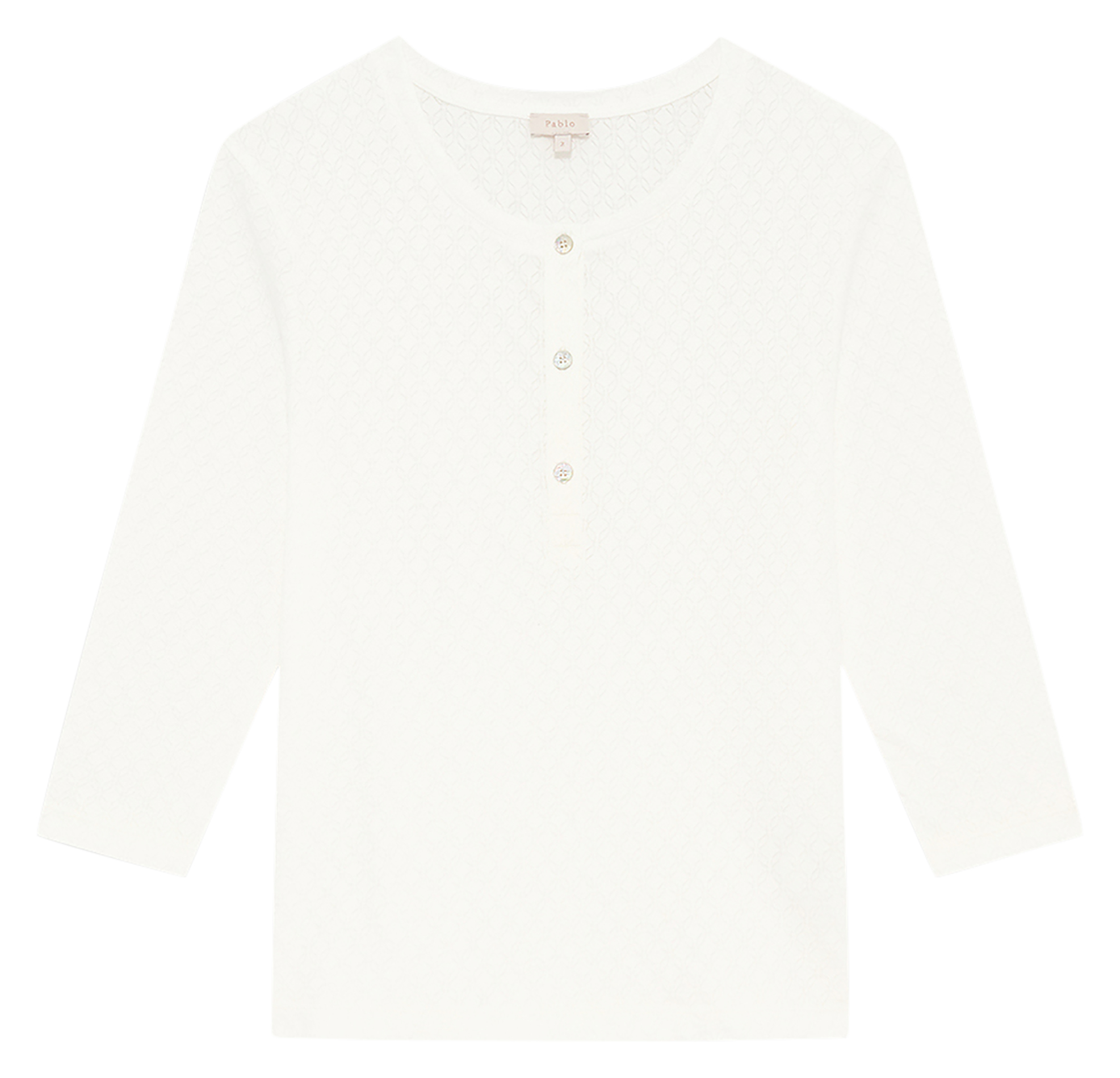 Round-neck organic cotton T-shirt PABLO Beige