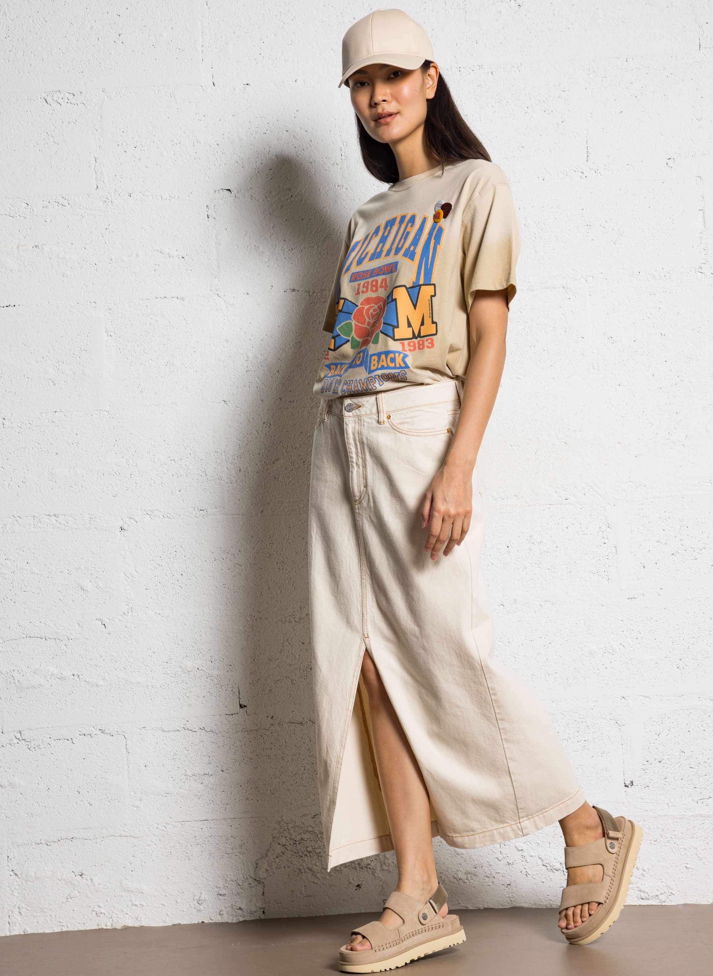 Camiliday round-neck sleeveless cotton top NEWTONE Beige