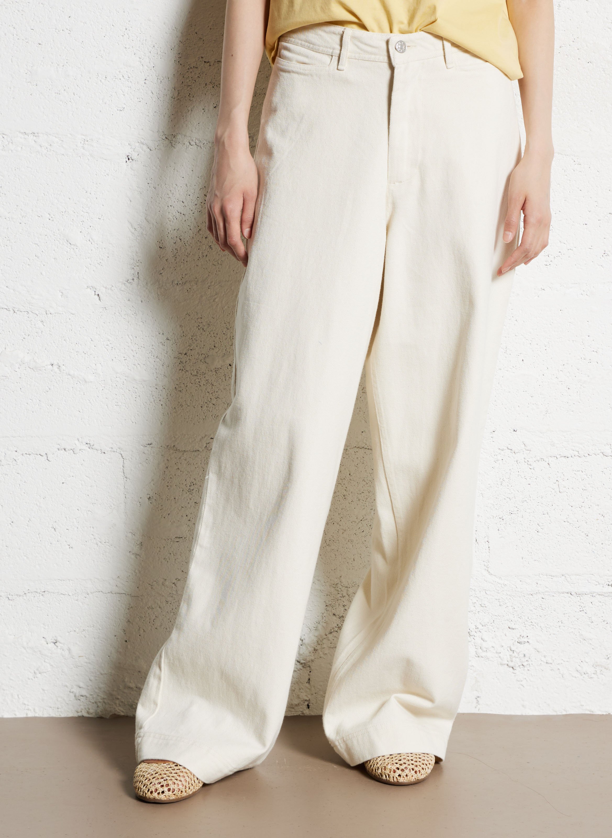 Wide leg cotton jeans LOLLYS LAUNDRY