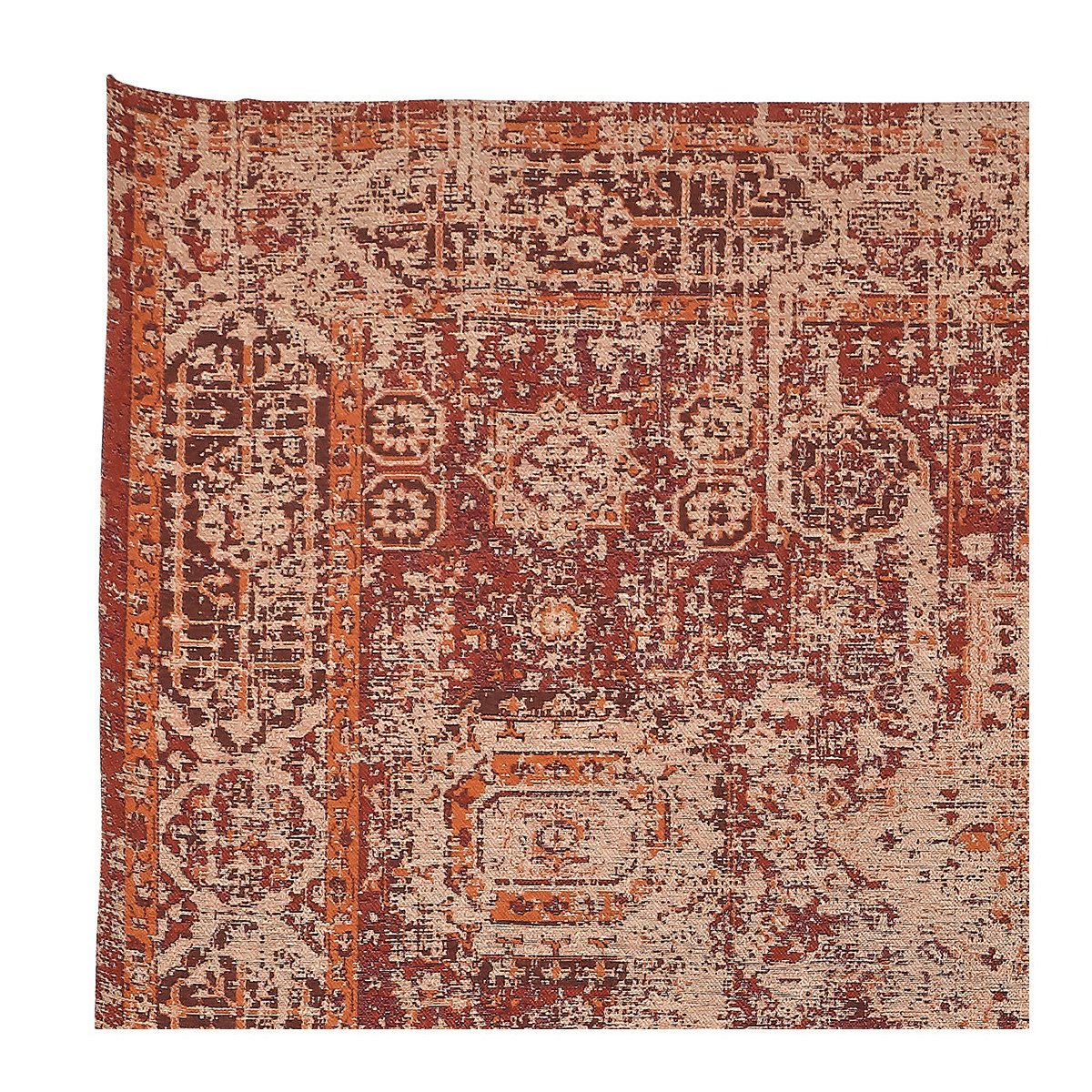 Cotton rug BLANC D'IVOIRE Orange