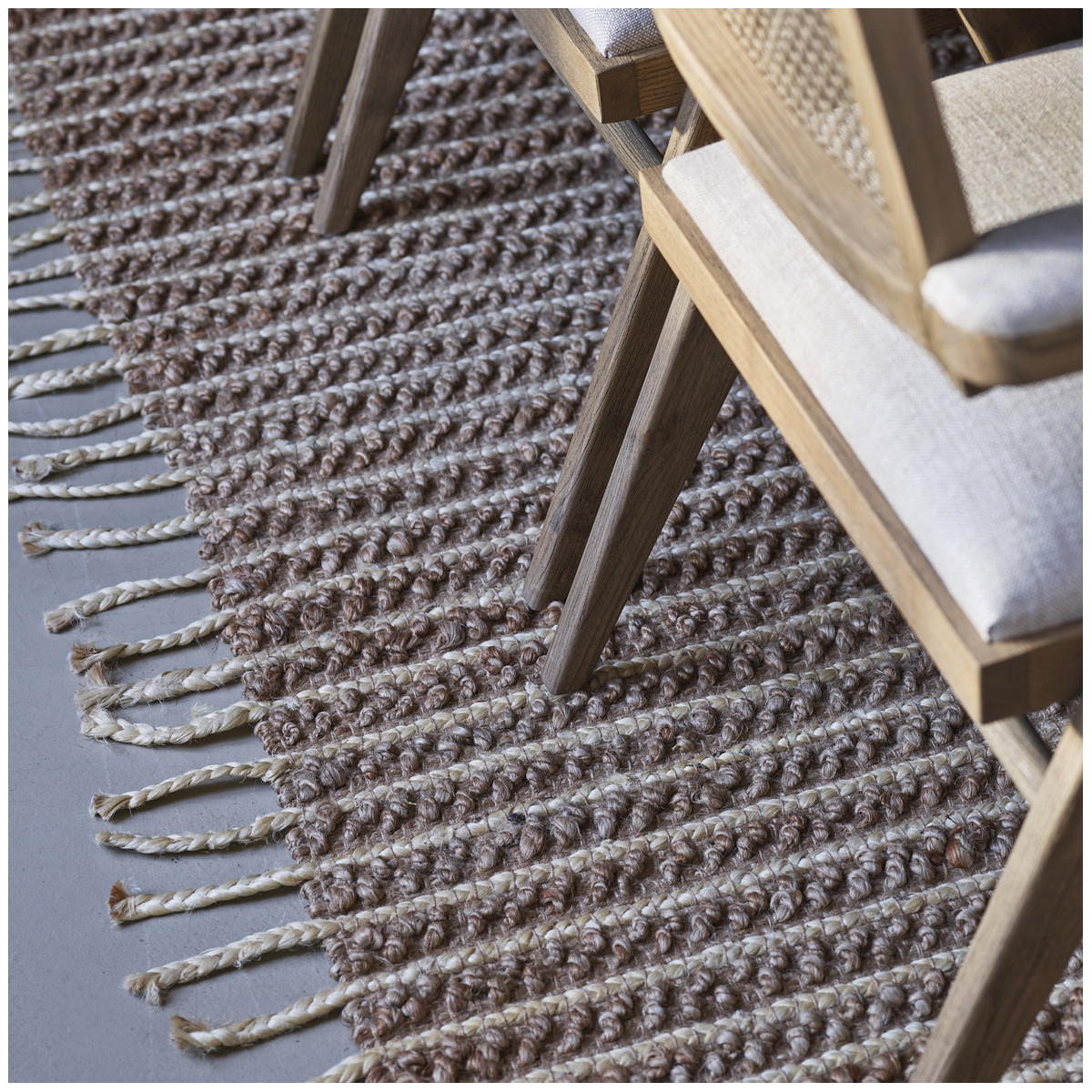 Jute rug BLANC D'IVOIRE Beige