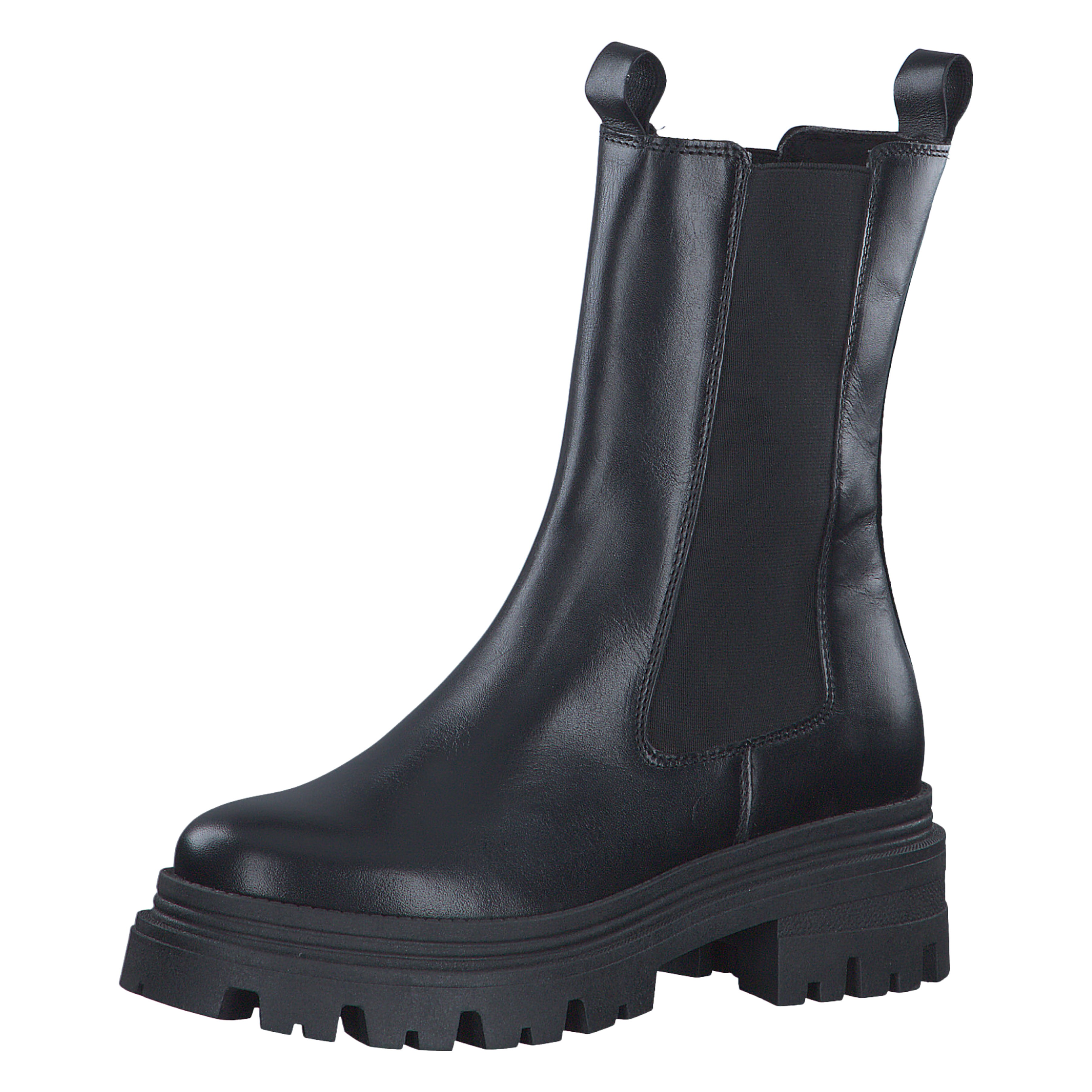 Leather boot TAMARIS Black