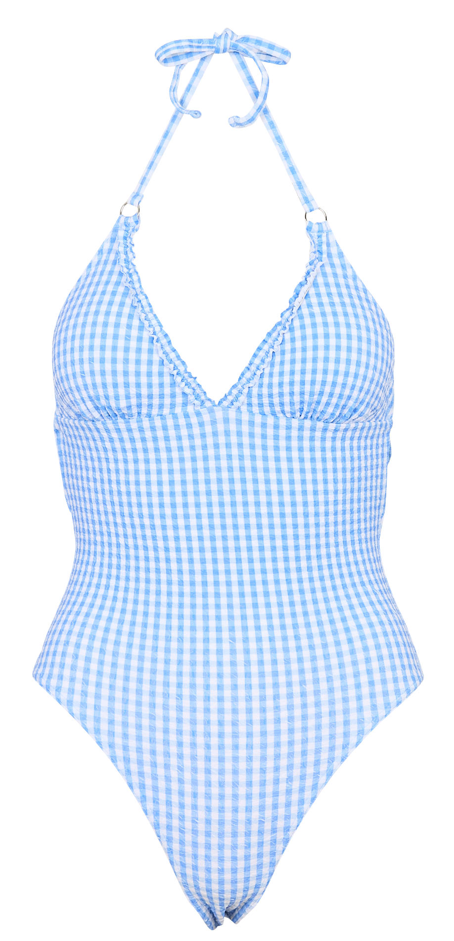 Maillot de bain 1 pièce à carreaux BANANA MOON Bleu