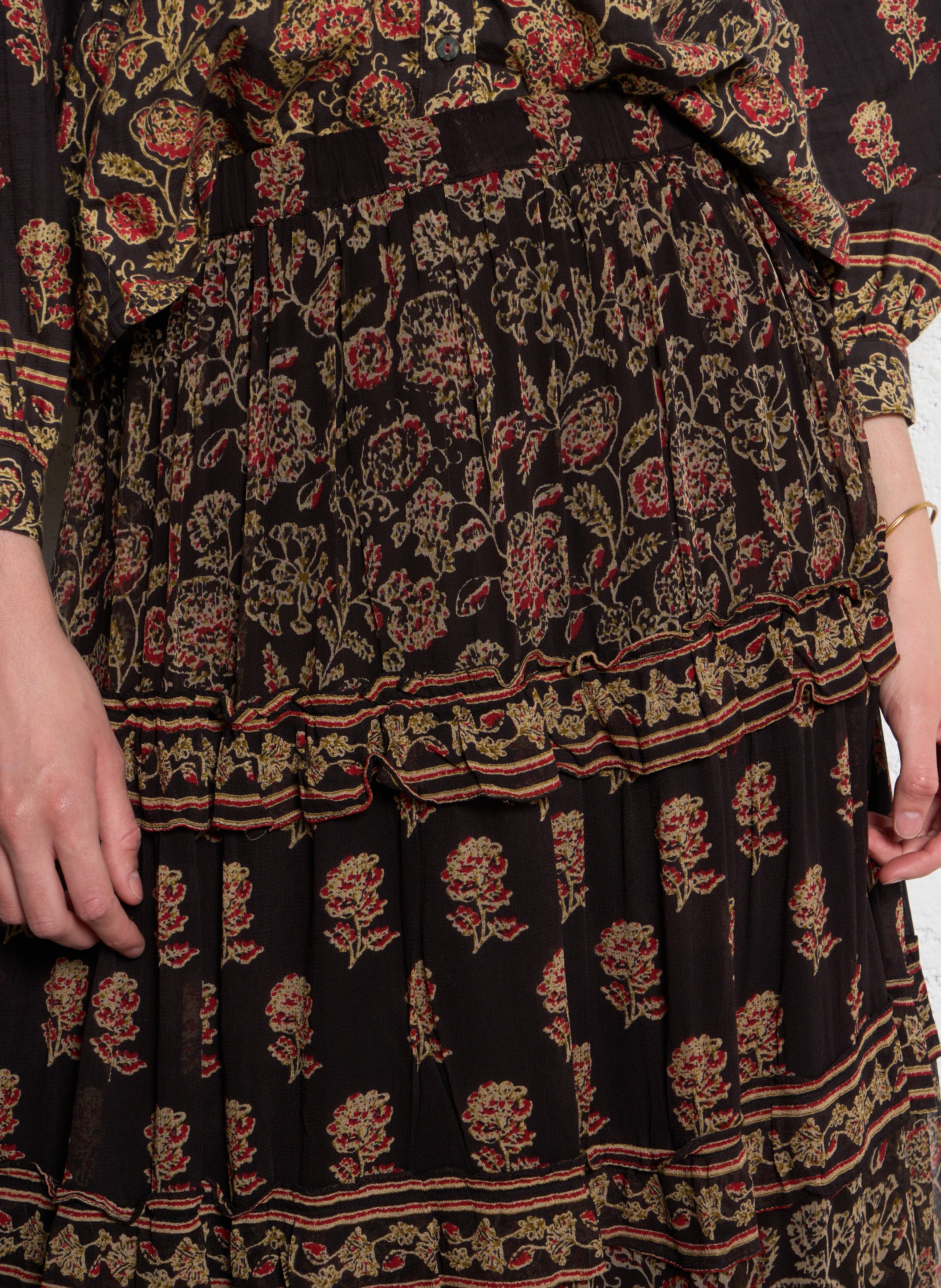 Long printed skirt MAISON HOTEL Multicolored