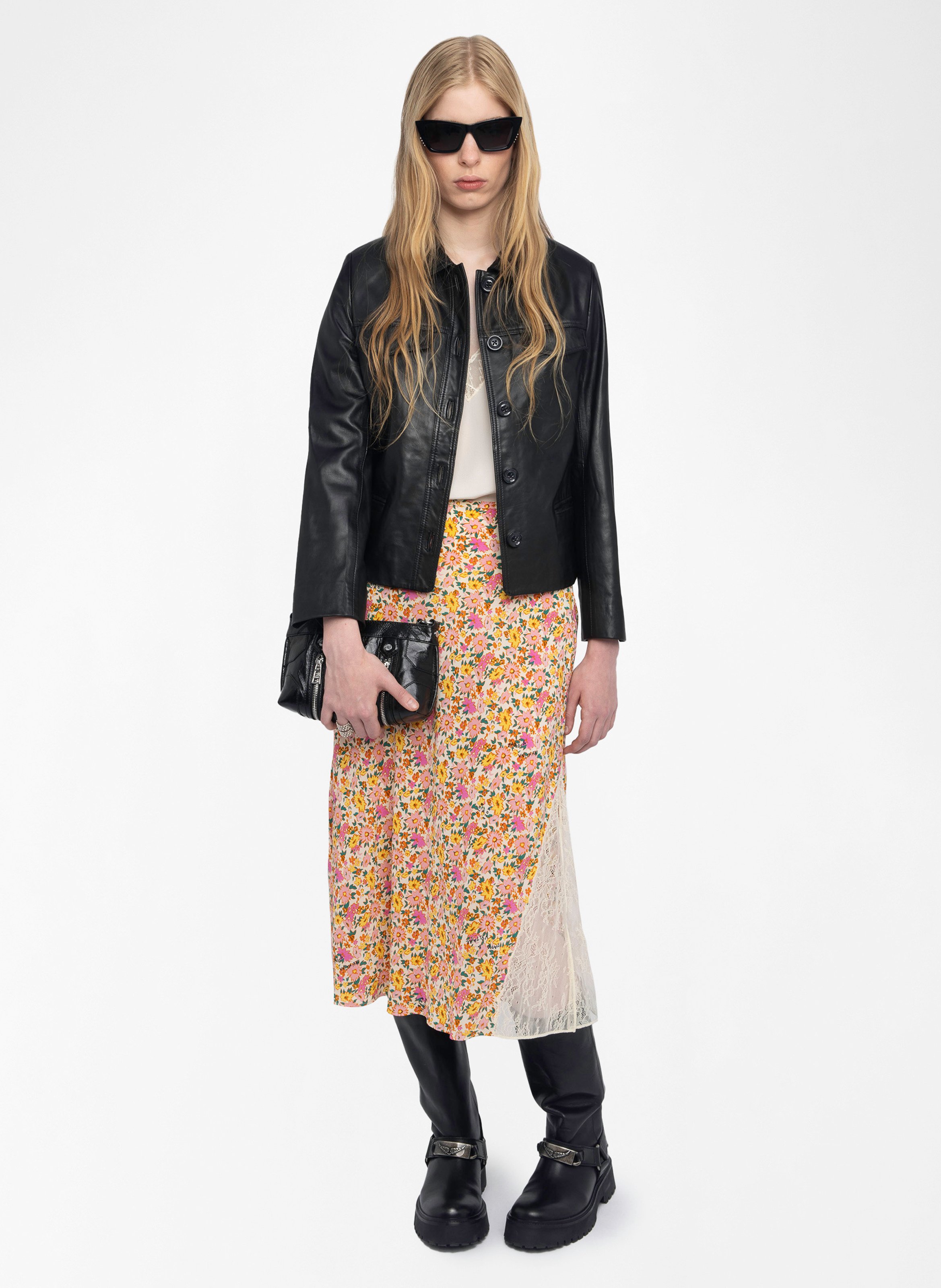 スカート ZADIG & VOLTAIRE Woman Skirt Yellow Cream WWSK00379 MASTIC ZADIG ET VOLTAIRE] 여성 스커트 WWSK00379 MASTIC 옐로우 Cream