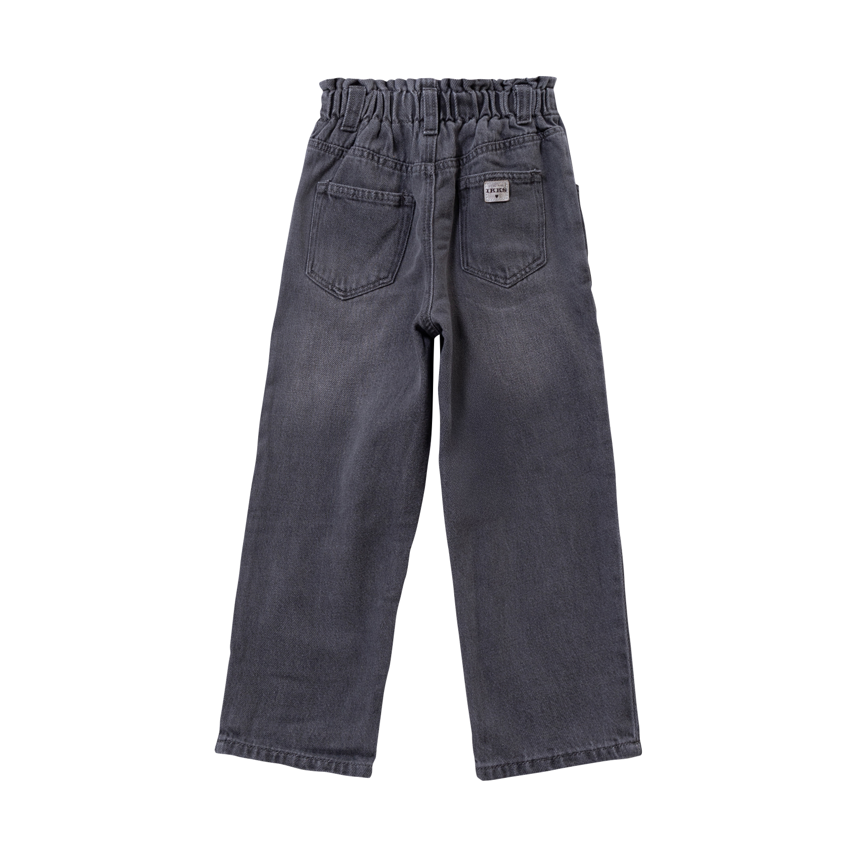Jean mom en coton IKKS JUNIOR Gris