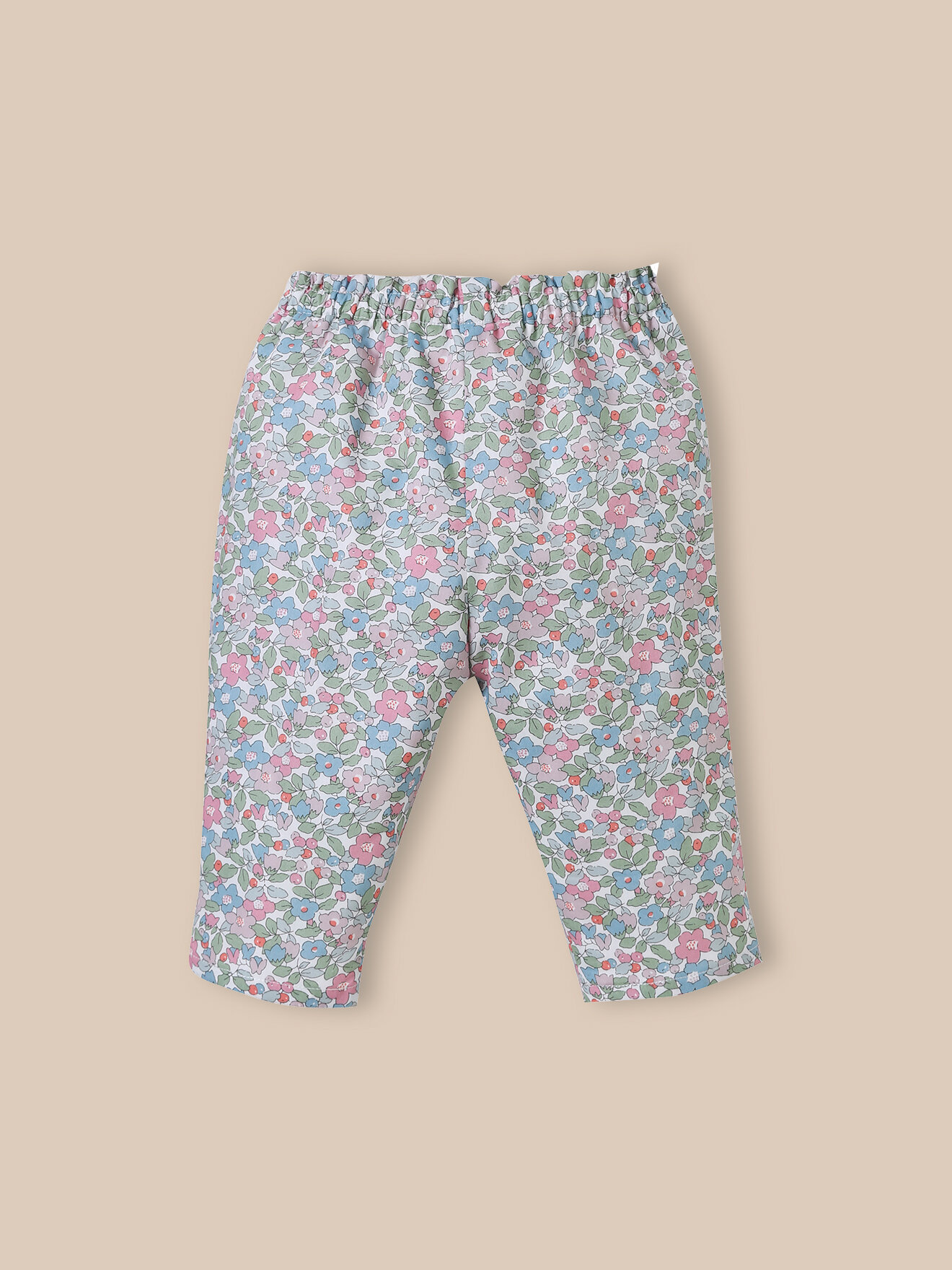 Liberty fabric pants CYRILLUS Blue