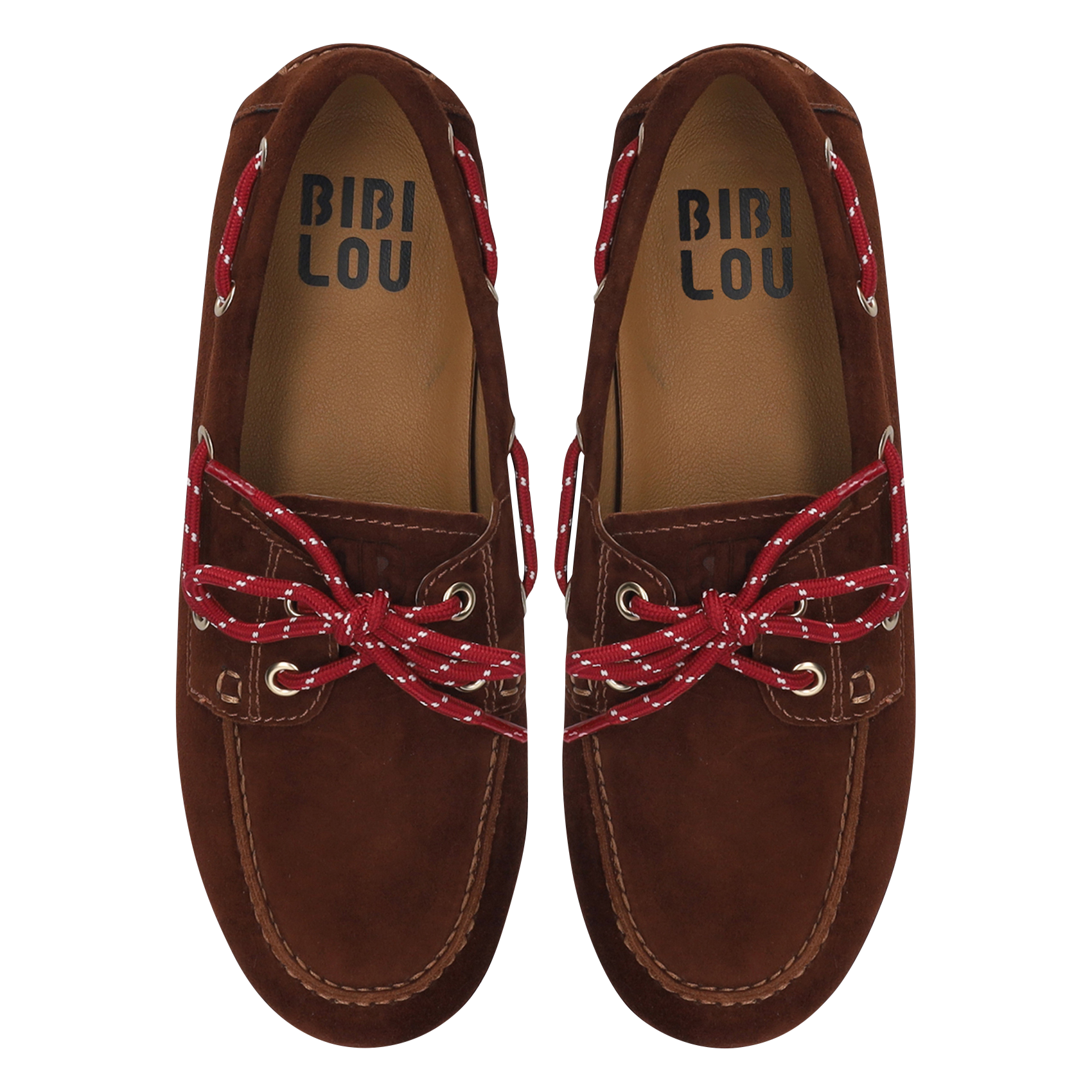 Segelschuhe aus Leder BIBI LOU Braun