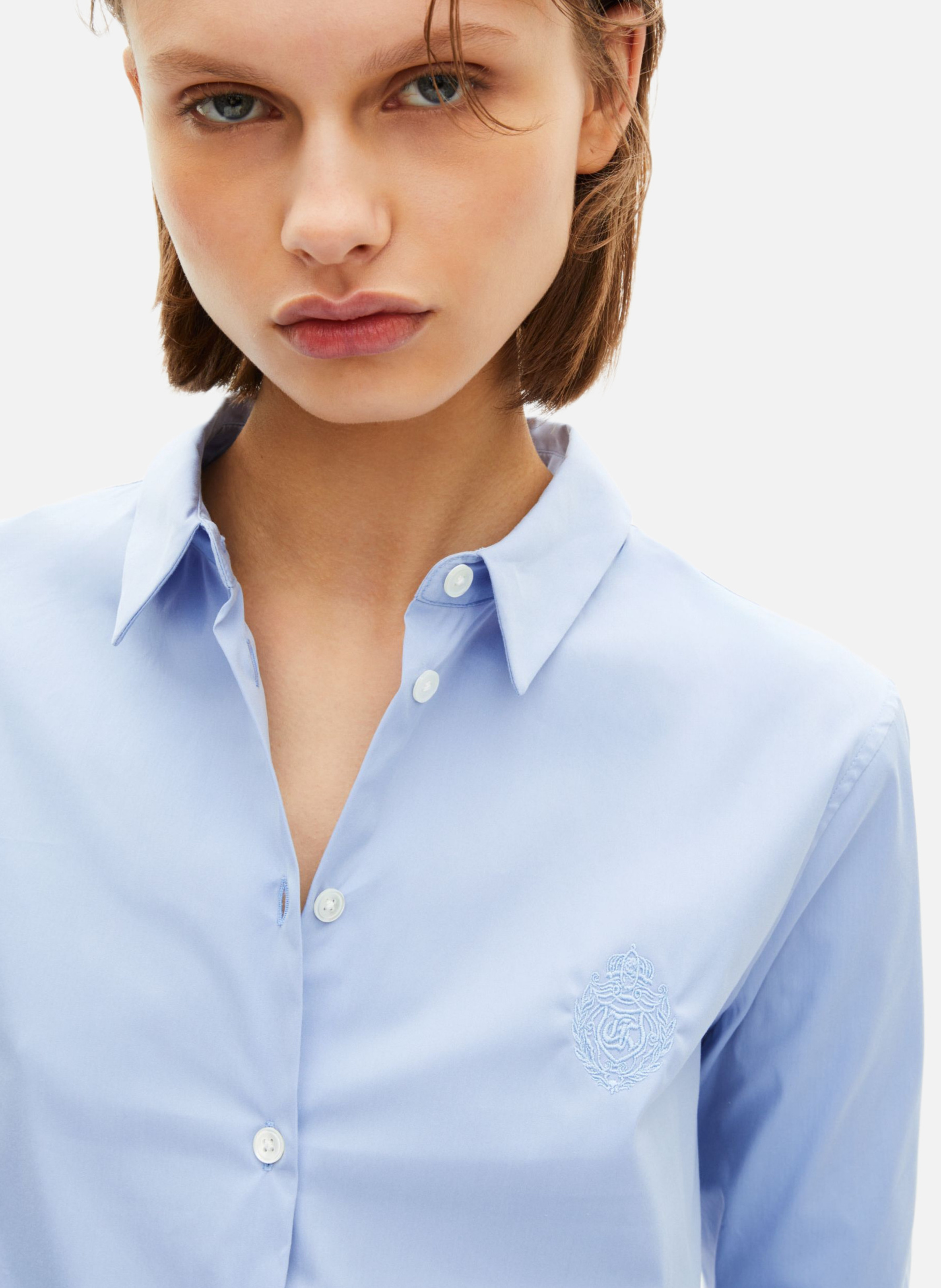 Poplin shirt THE KOOPLES Blue