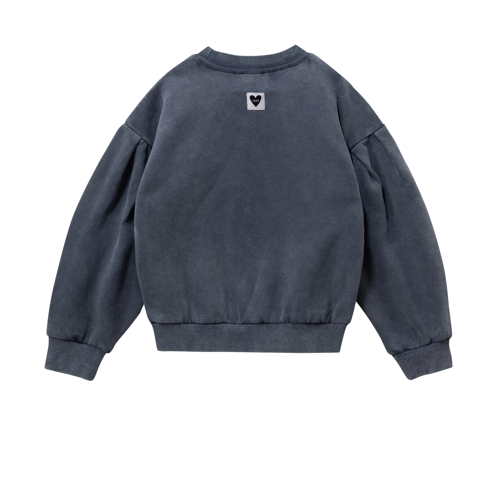 Oversize-Sweatshirt aus Baumwolle mit Rundhalsausschnitt IKKS JUNIOR Blau