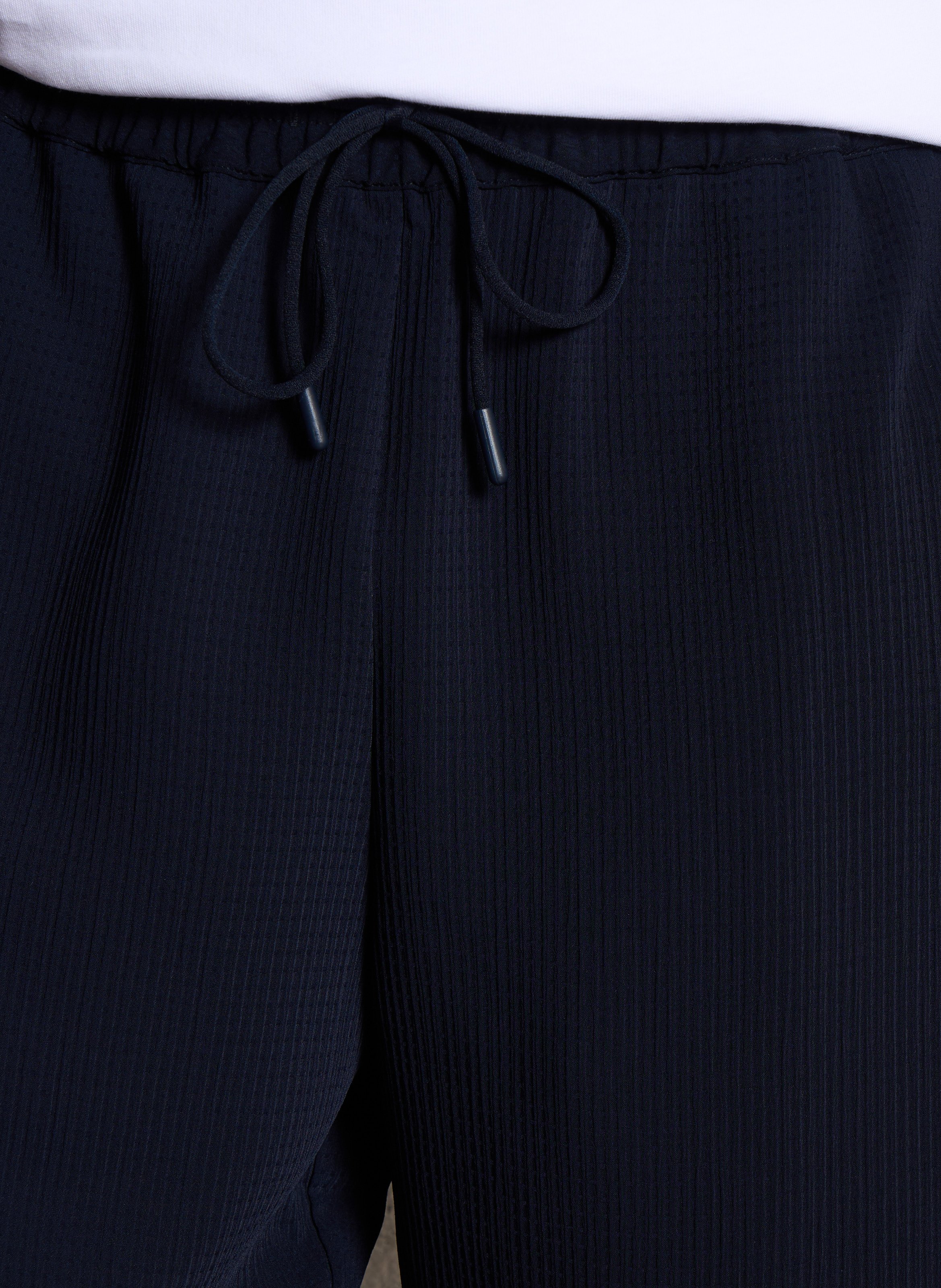 Gerade geschnittene Bermuda-Shorts mit elastischem Bund IKKS Blau