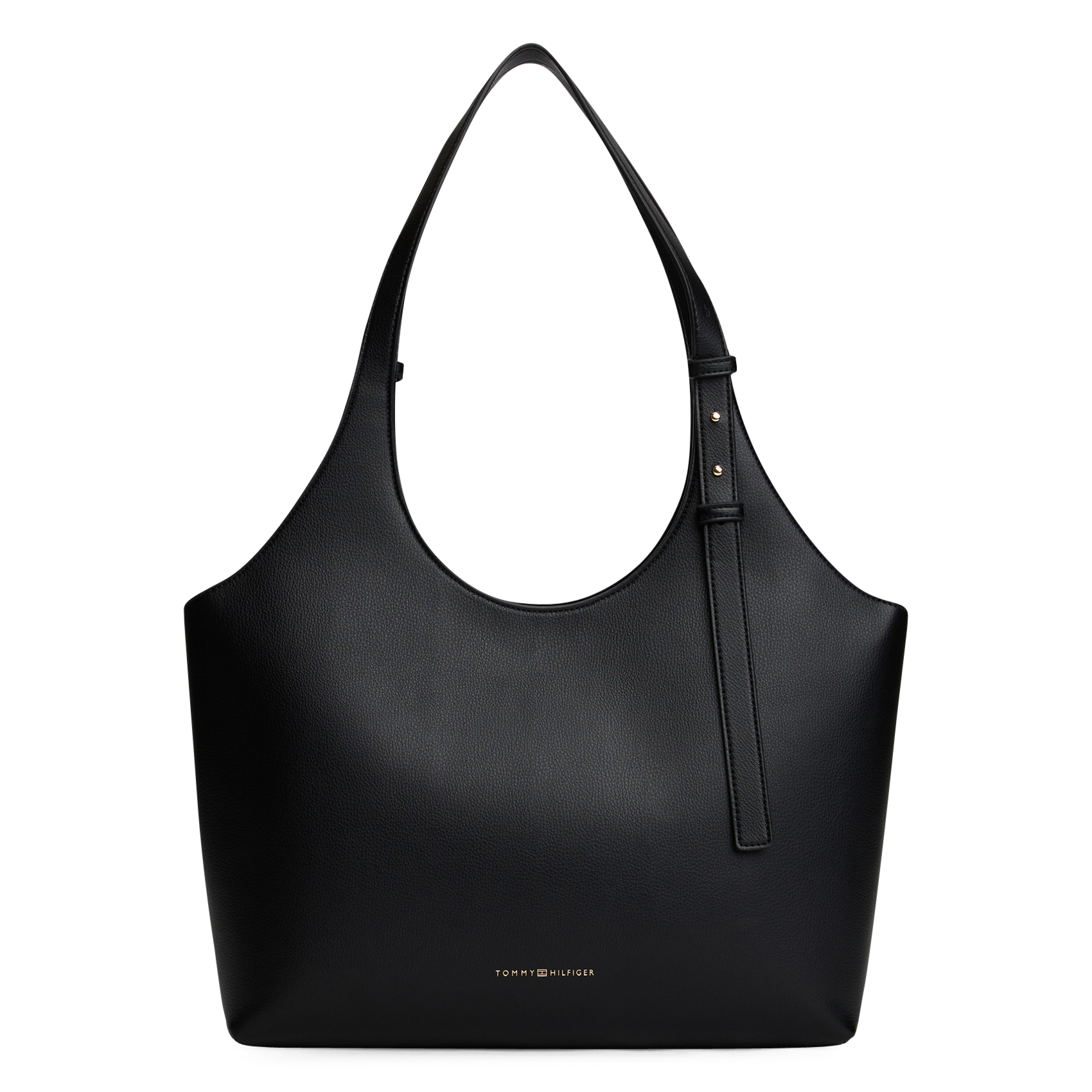 Shoulder bag with double handles TOMMY HILFIGER Black