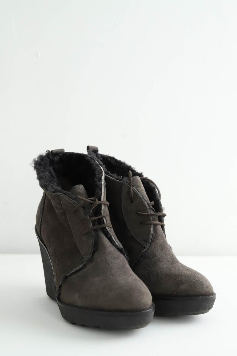 Ankle boots MONCLER - Seconde Main Brown