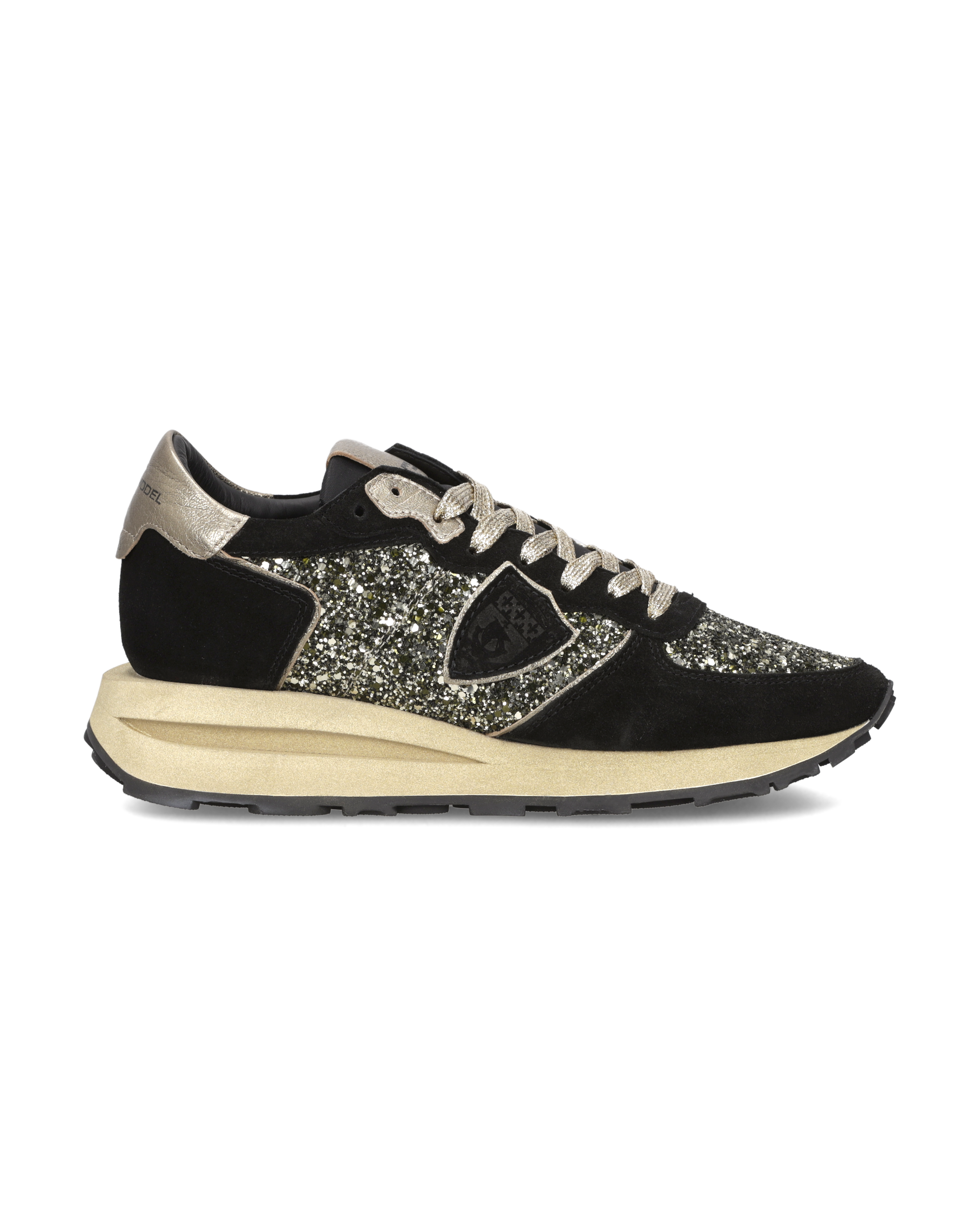 High-top running sneakers PHILIPPE MODEL Golden