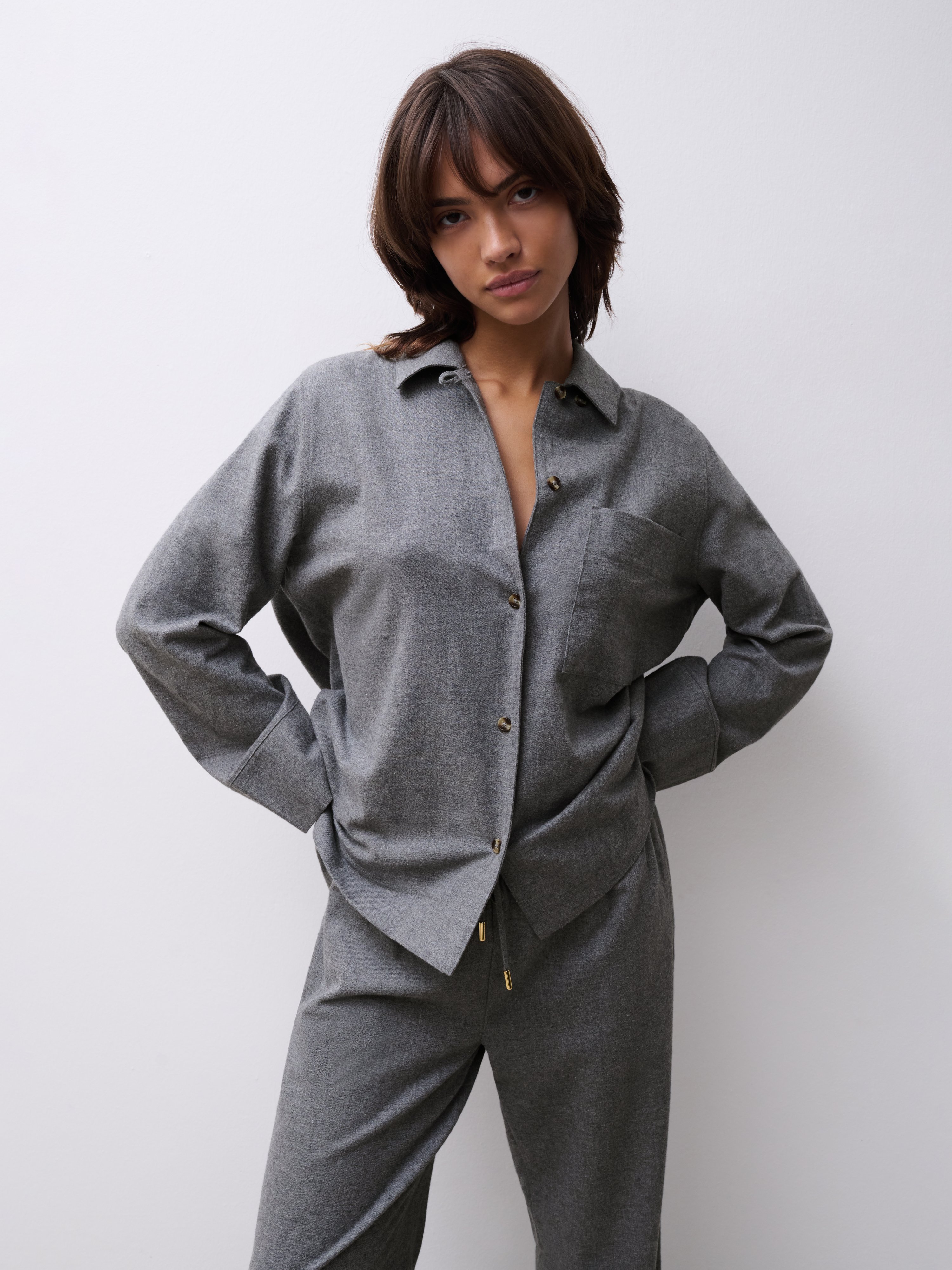 Long-sleeve shirt CHANTELLE Grey