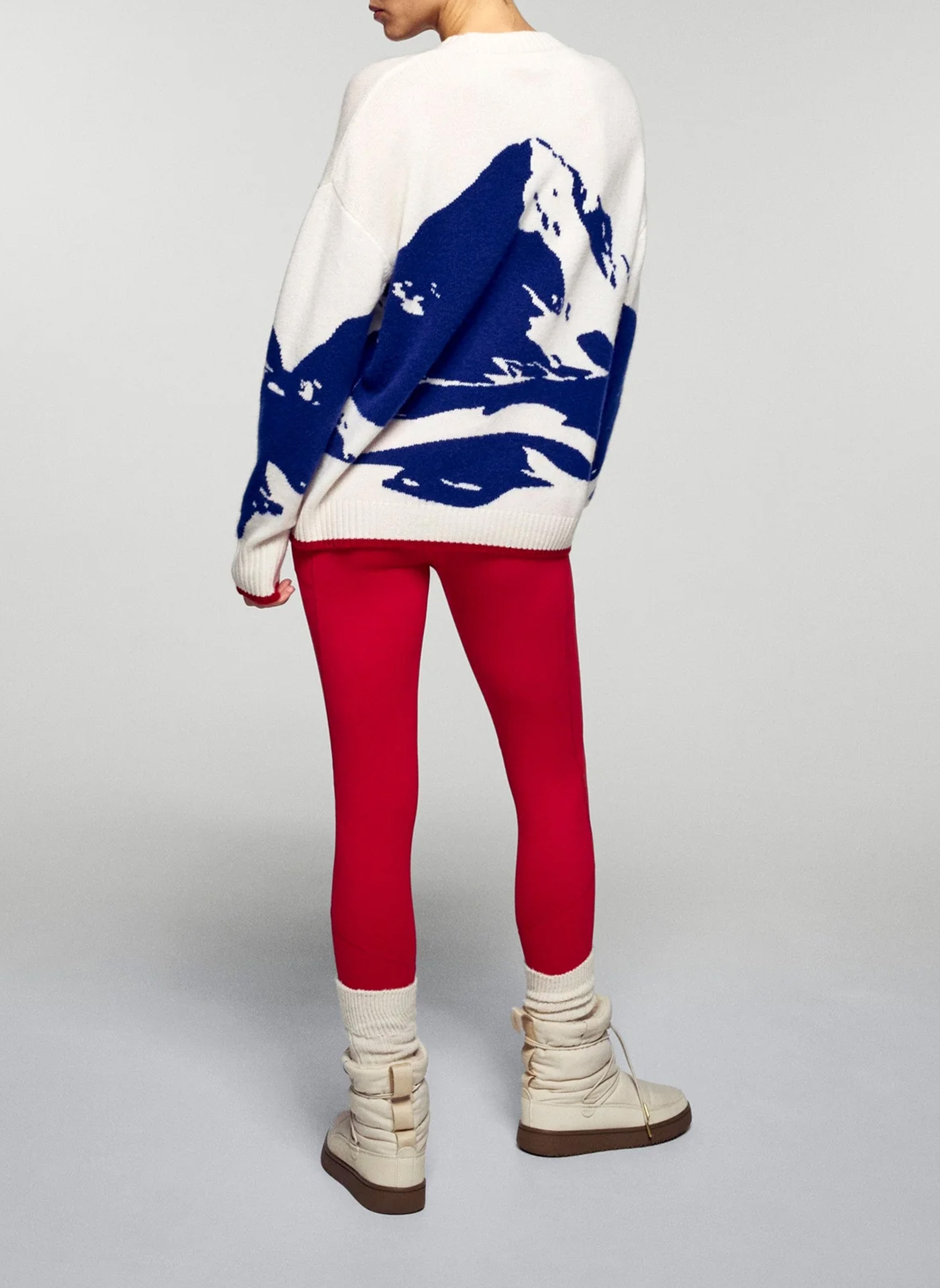 Pull col rond en cachemire FROM FUTURE Beige