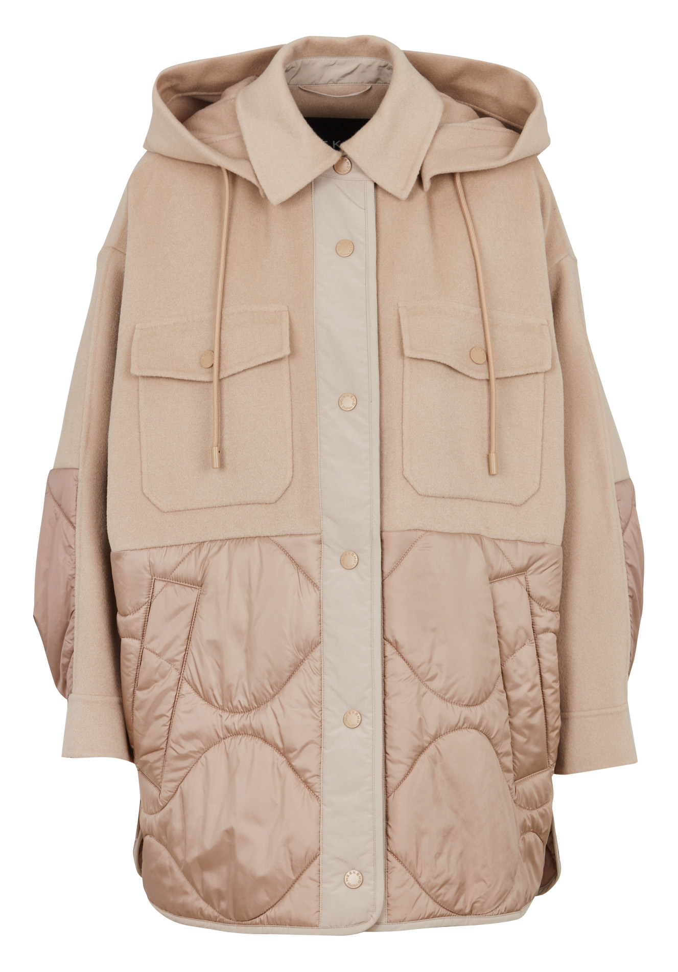 Manteau oversize en laine mélangée MAX MARA WEEK END Beige
