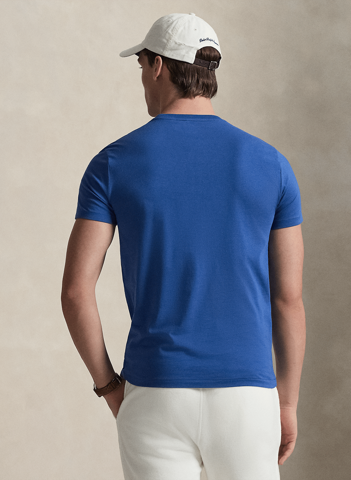 Slim-fit cotton T-shirt POLO RALPH LAUREN Blue