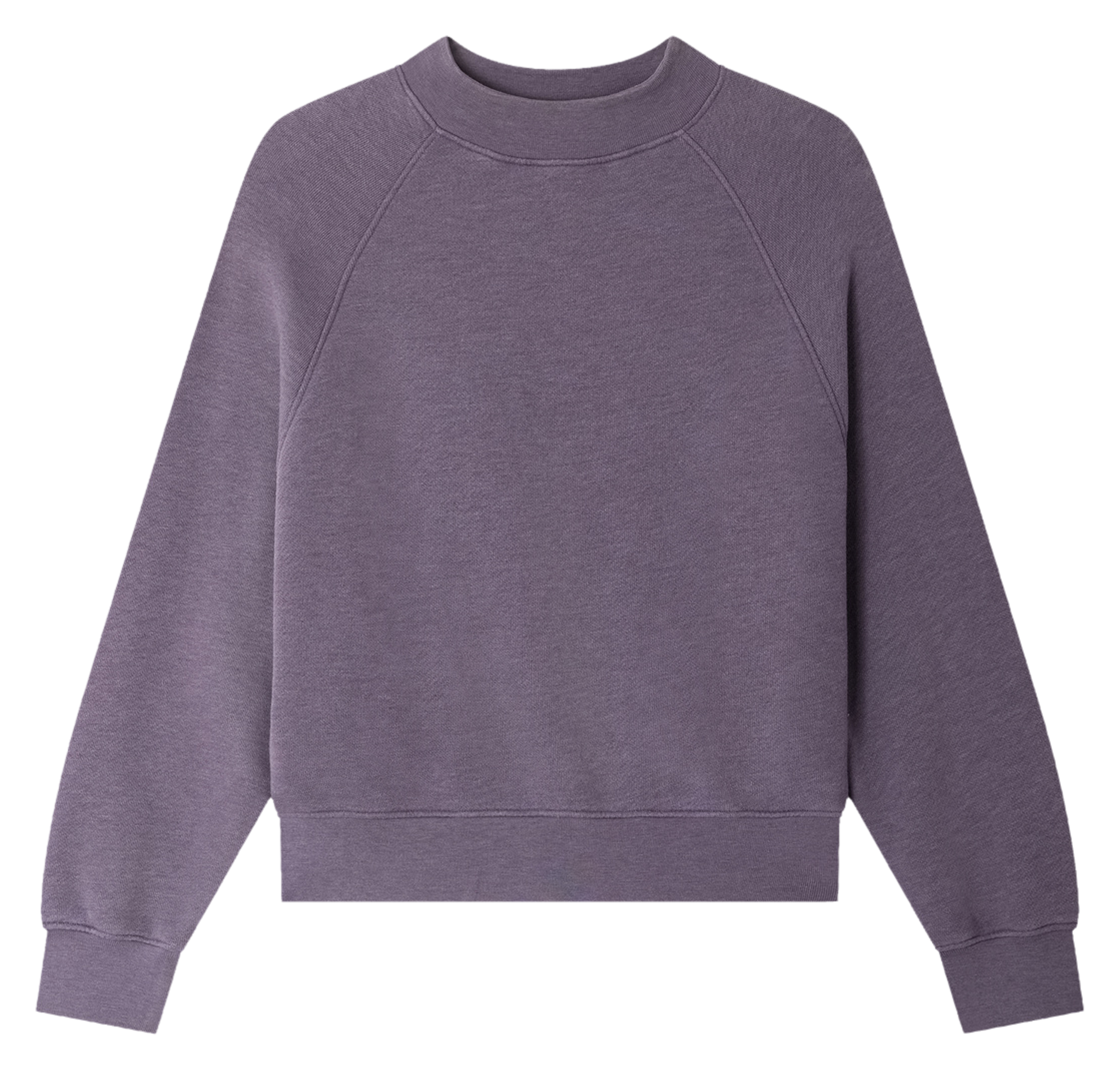 Cotton-mix round-neck sweatshirt SESSUN Purple