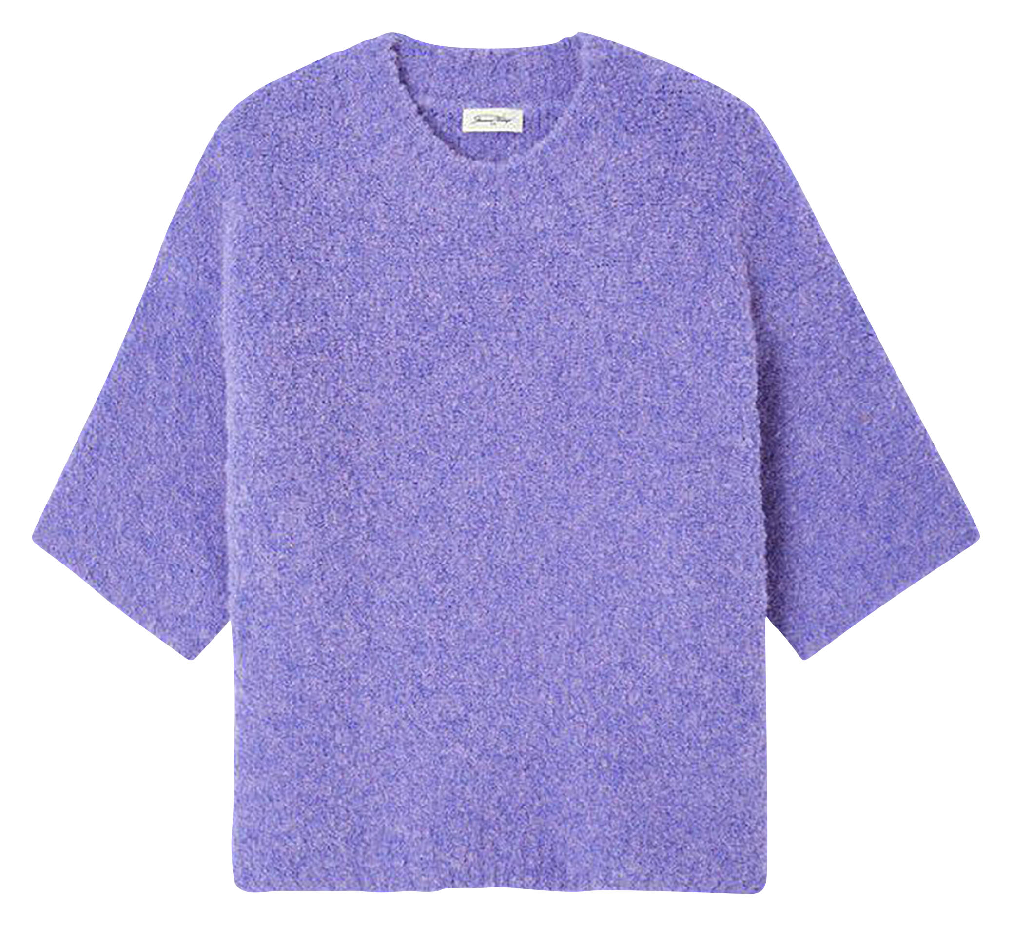 Pull oversize col rond en laine mélangée AMERICAN VINTAGE