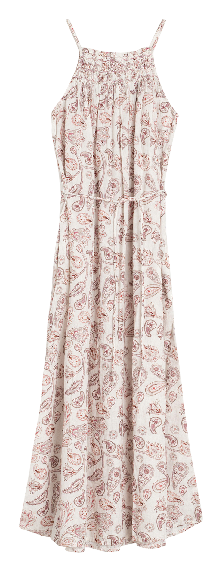 Ärmelloses Maxikleid mit Print INDI & COLD Rosa