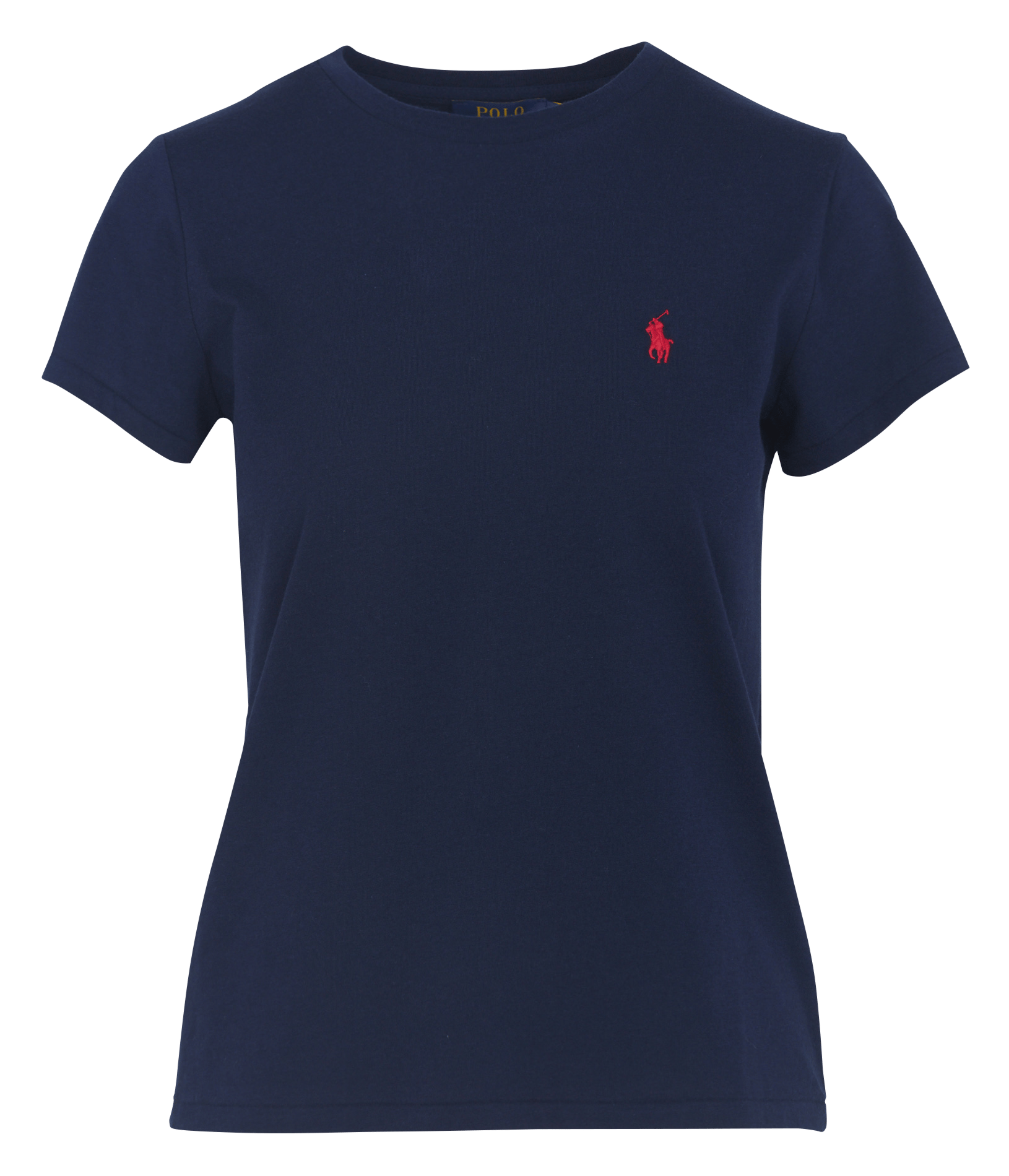 Tee-shirt manches courtes uni à logo POLO RALPH LAUREN Bleu