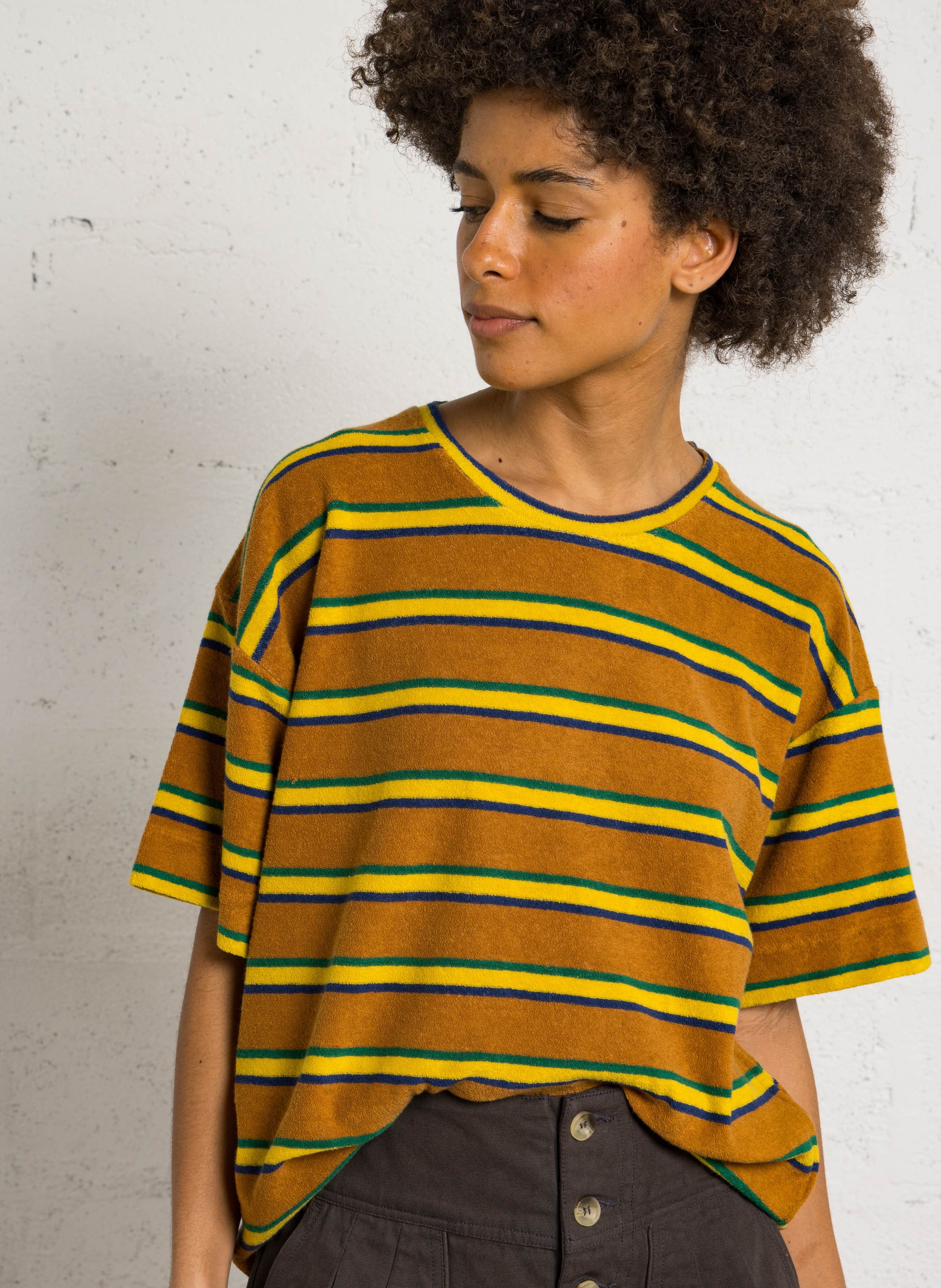 Rundhals-T-Shirt aus Bio-Baumwolle LEON & HARPER