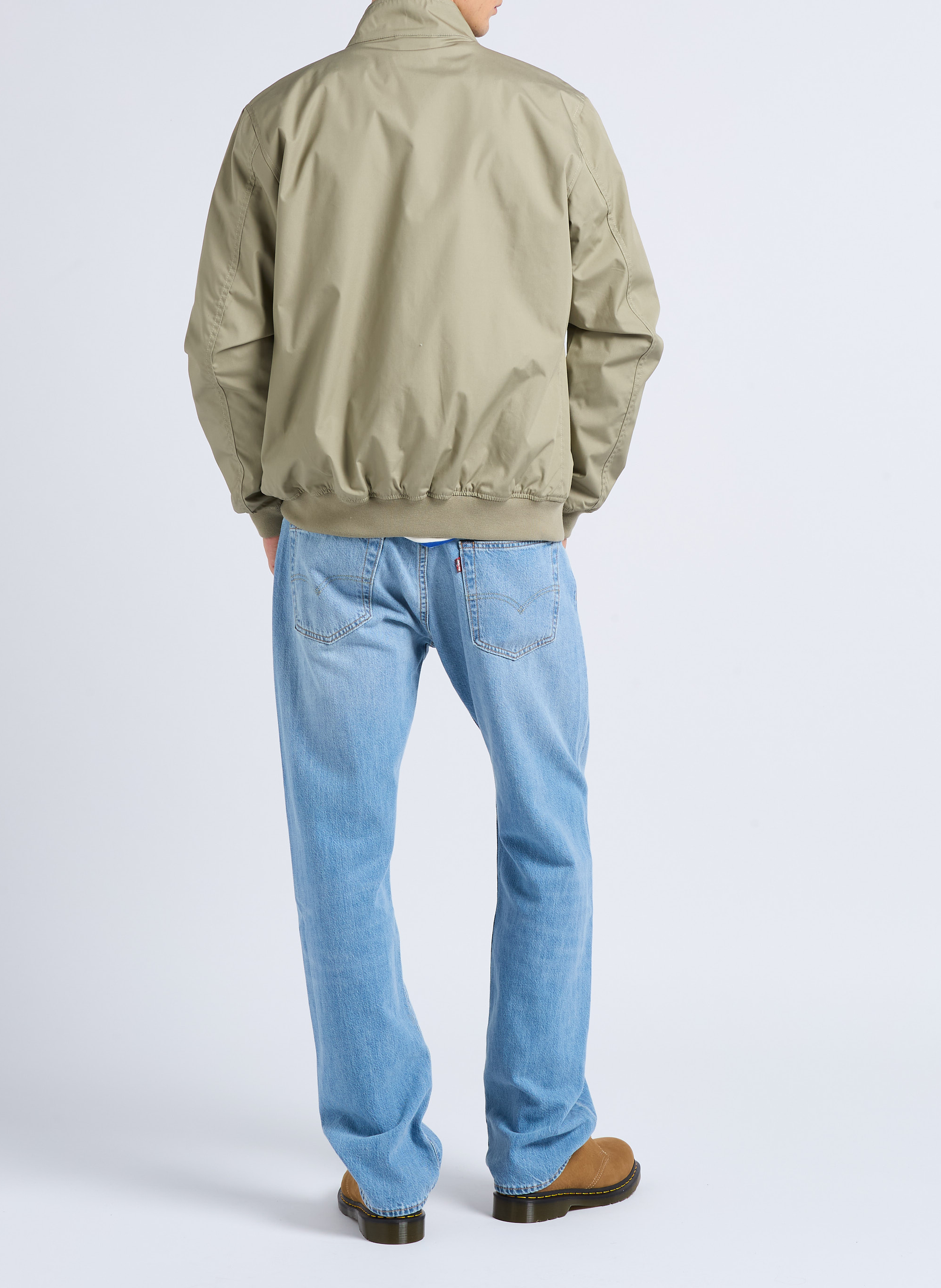 Blouson mit Stehkragen, Regular Fit SCHOTT Khaki
